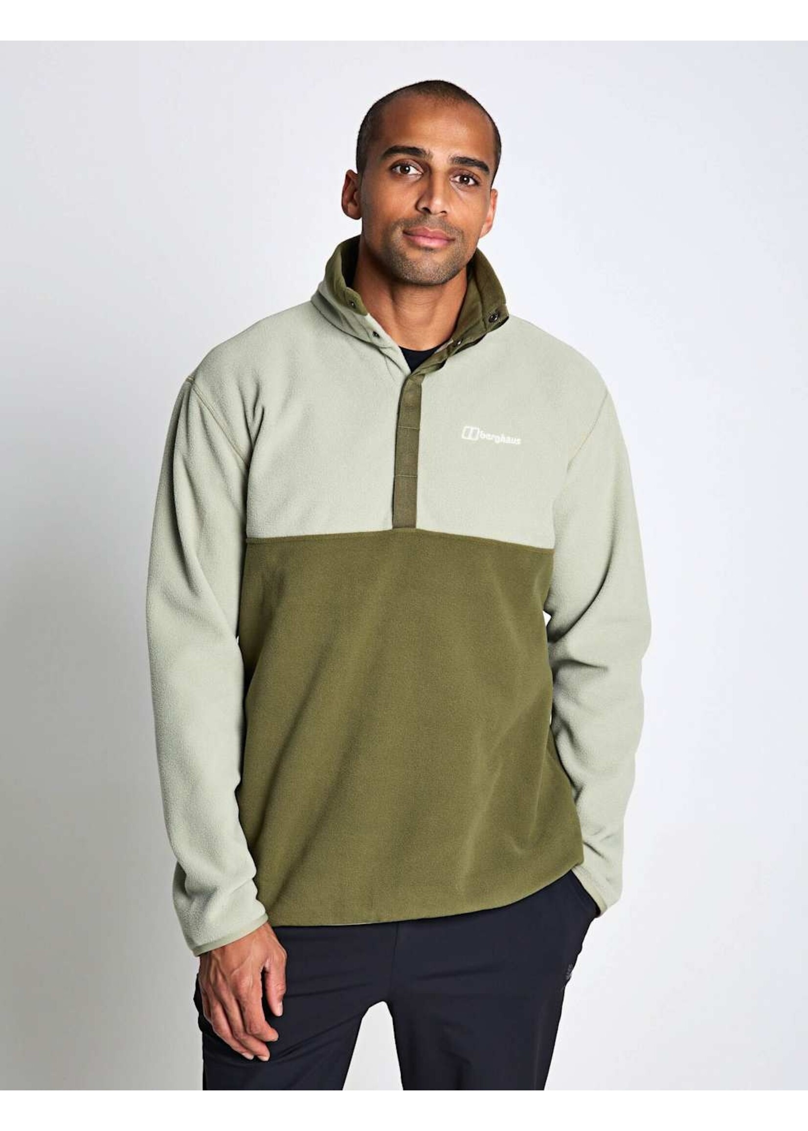 Berghaus Berghaus Felltop Snap Mens Pullover (2026) Lt Green