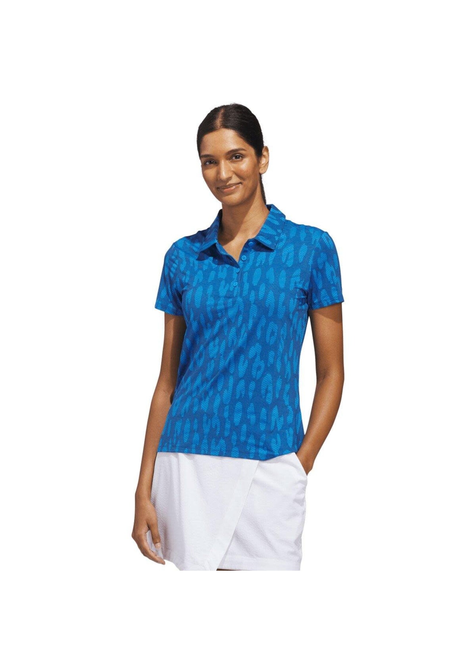 Adidas Adidas Ultimate Jacquard Climacool Ladies Polo (2025) Dusky Petrol