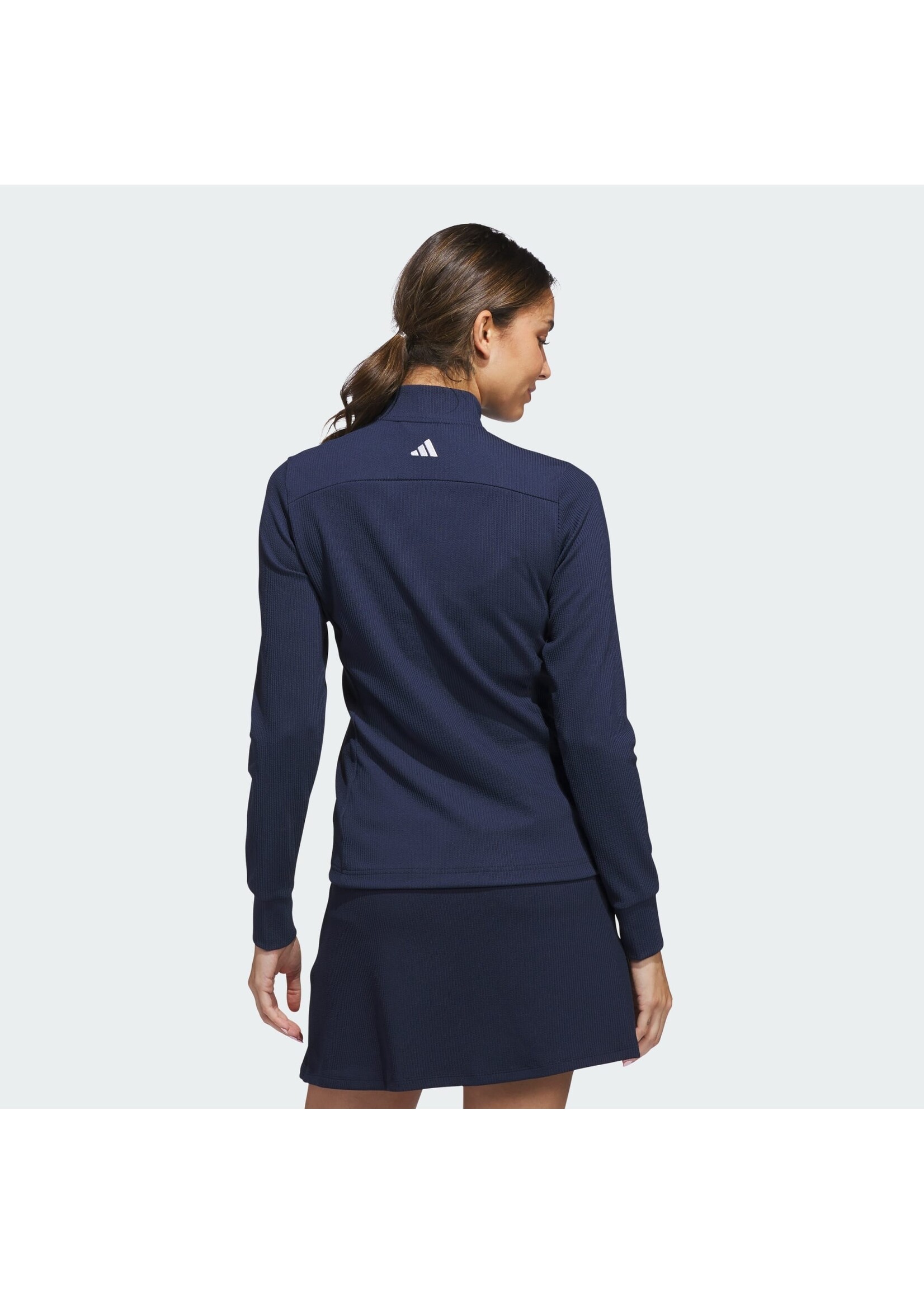 Adidas Adidas Performance Ladies Textured Full-Zip Jacket (2026) Collegiate Navy