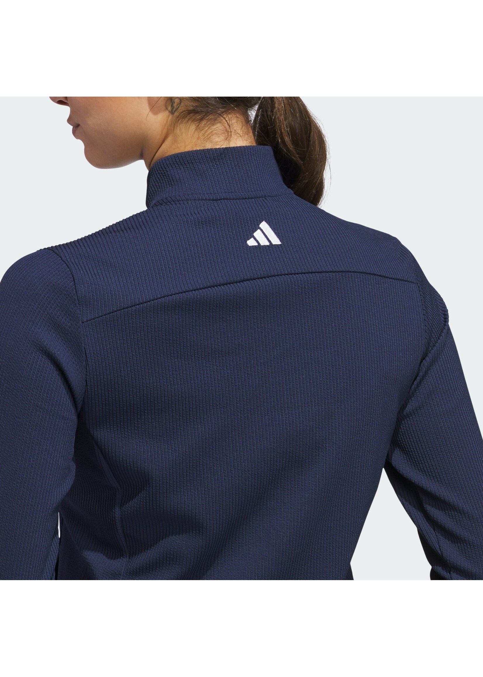 Adidas Adidas Performance Ladies Textured Full-Zip Jacket (2026) Collegiate Navy