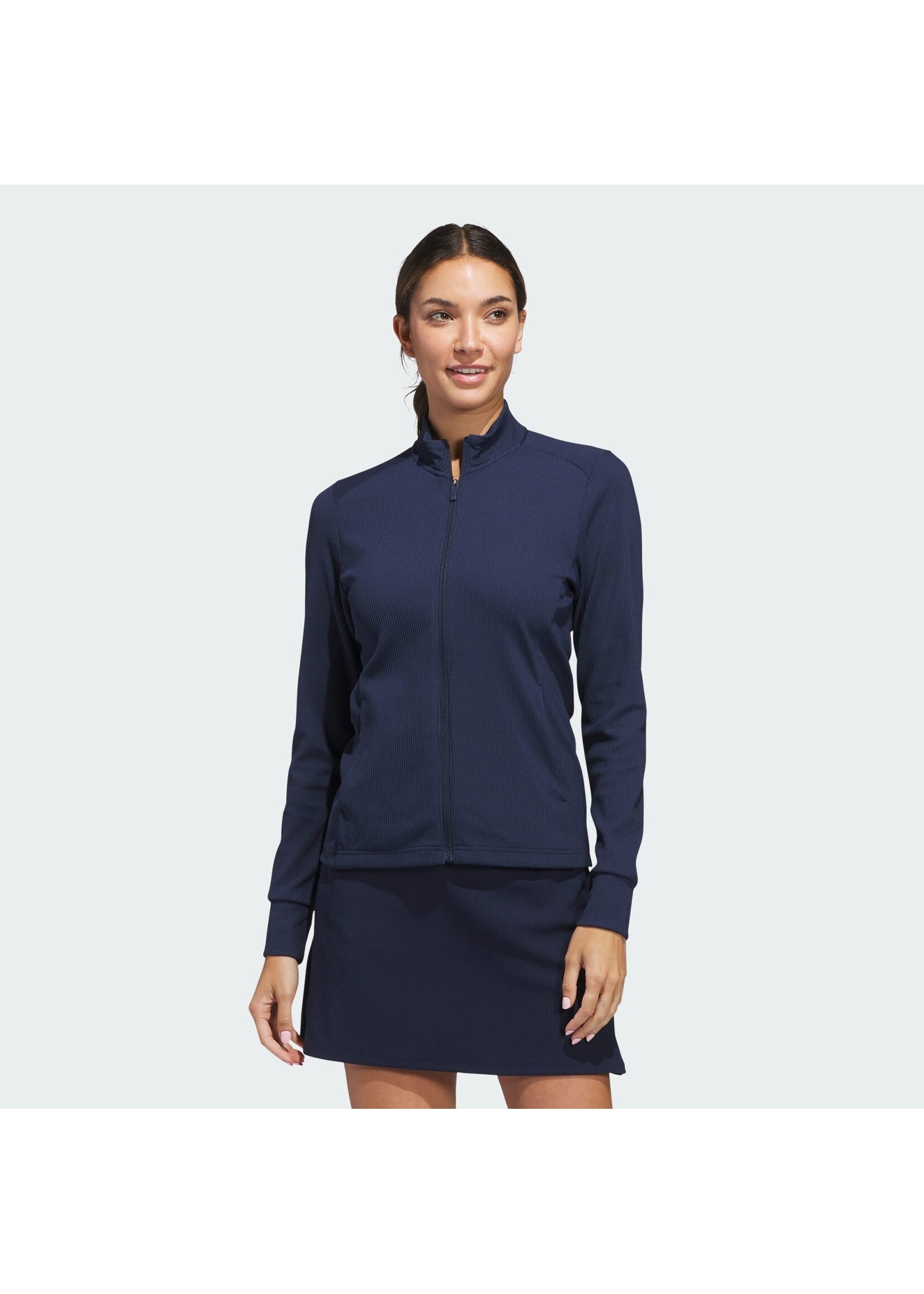 Adidas Adidas Performance Ladies Textured Full-Zip Jacket (2026) Collegiate Navy