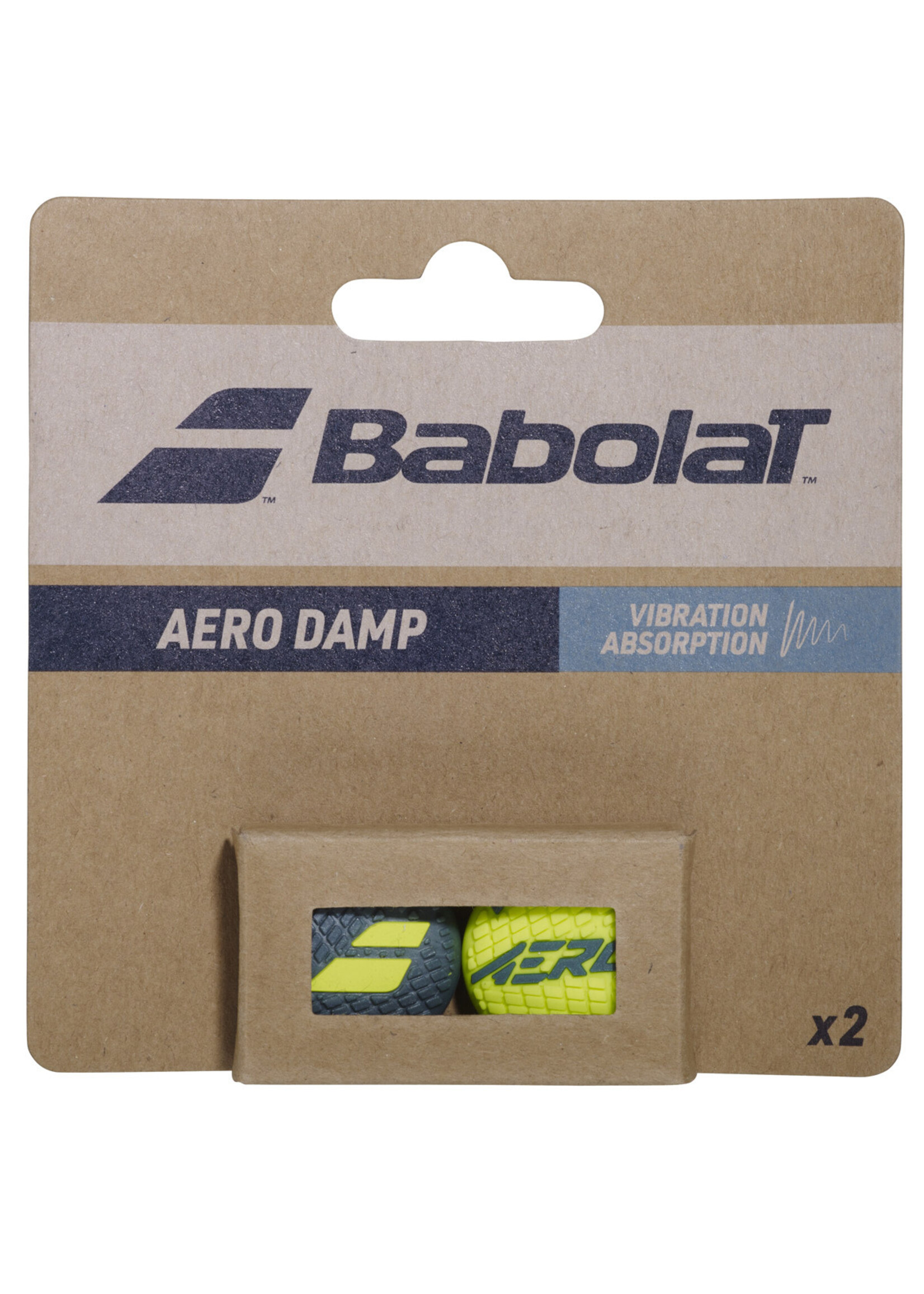 Babolat Babolat Aero Dampener [2pk] (2026) Grey/Yellow
