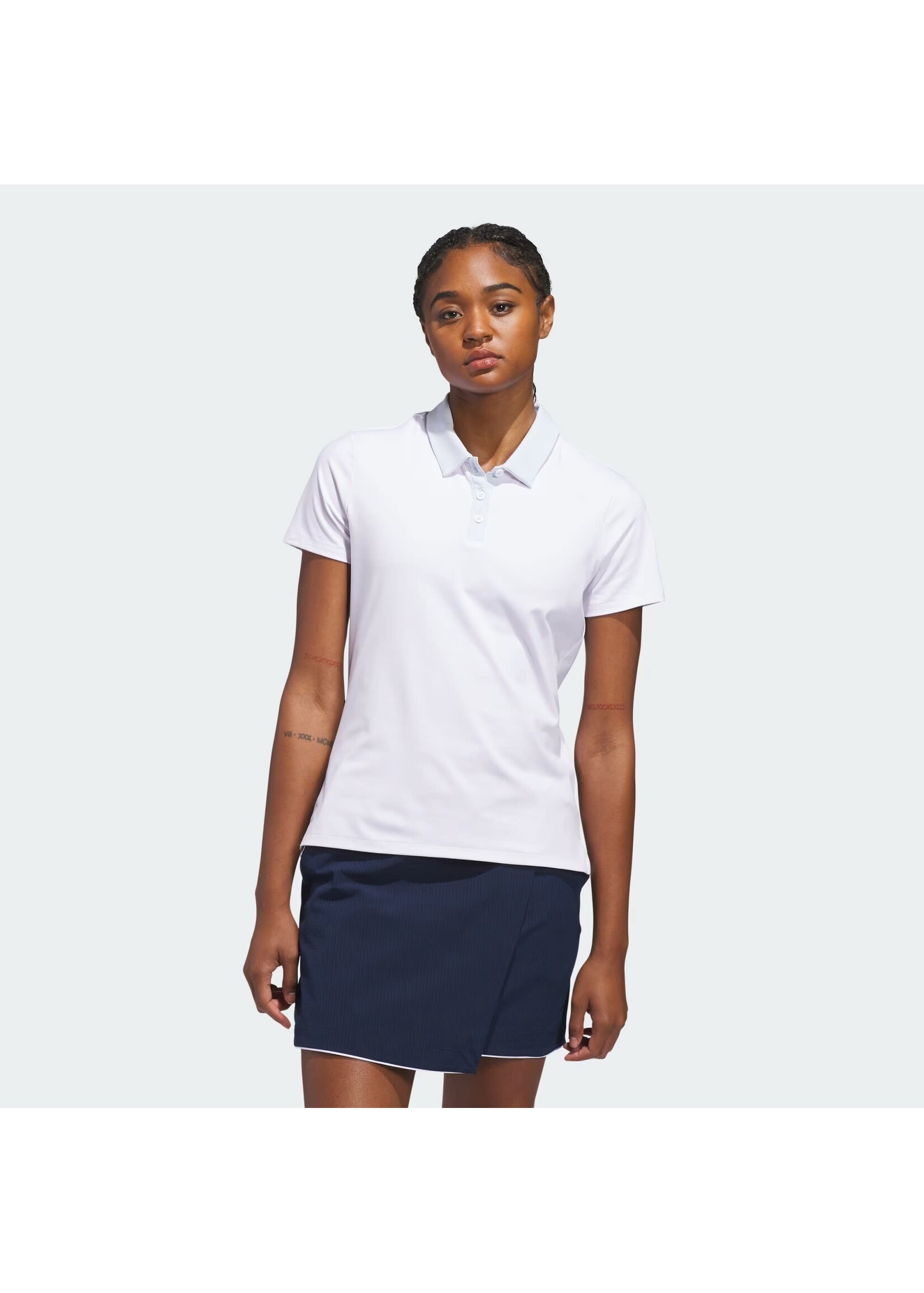 Adidas Adidas Ultimate 365 Ladies Grid Climacool Polo Shirt (2026) Crystal Sky