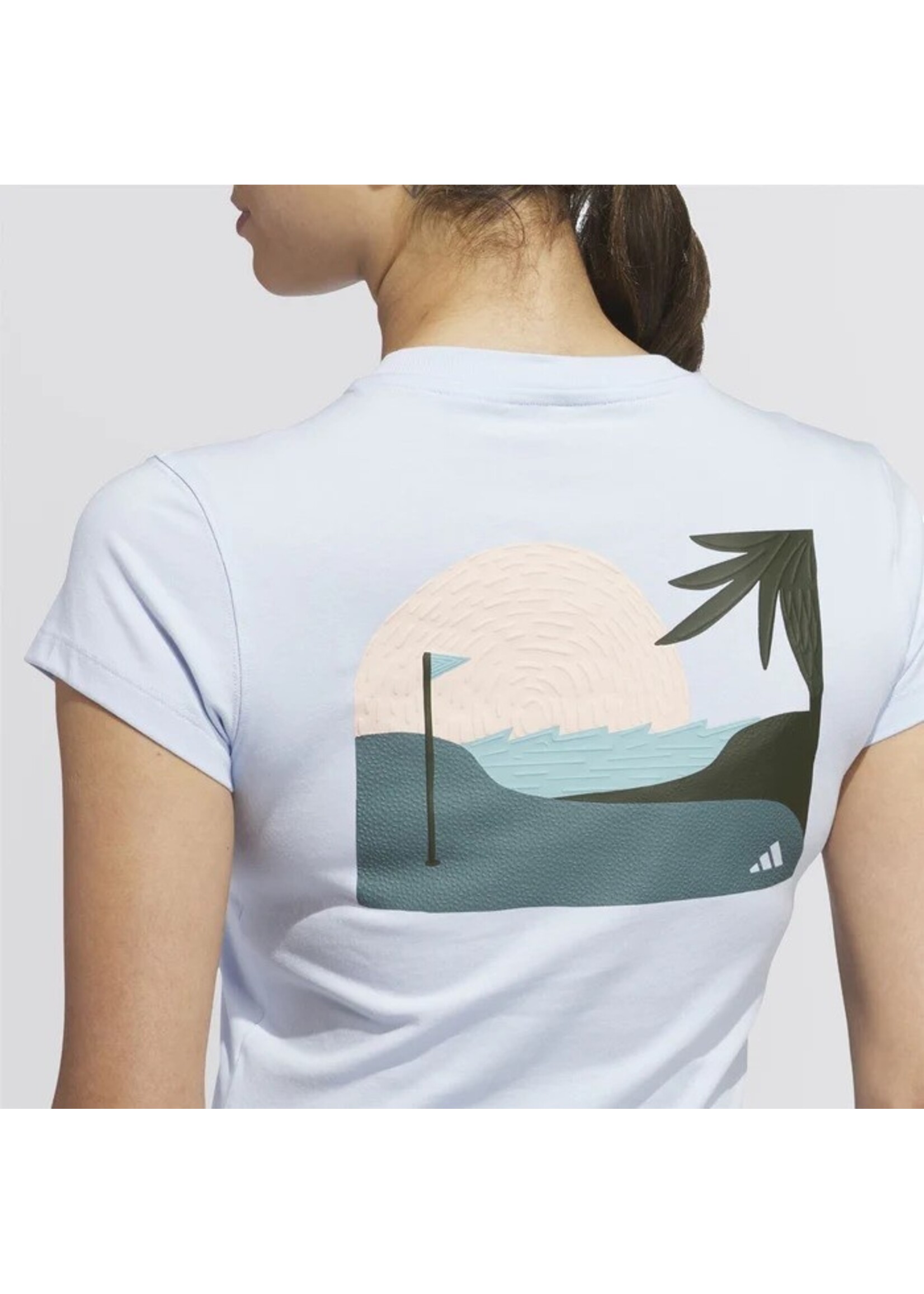 Adidas Adidas Summer Vibes Short Sleeve Ladies T Shirt (2025) Crystal Skye