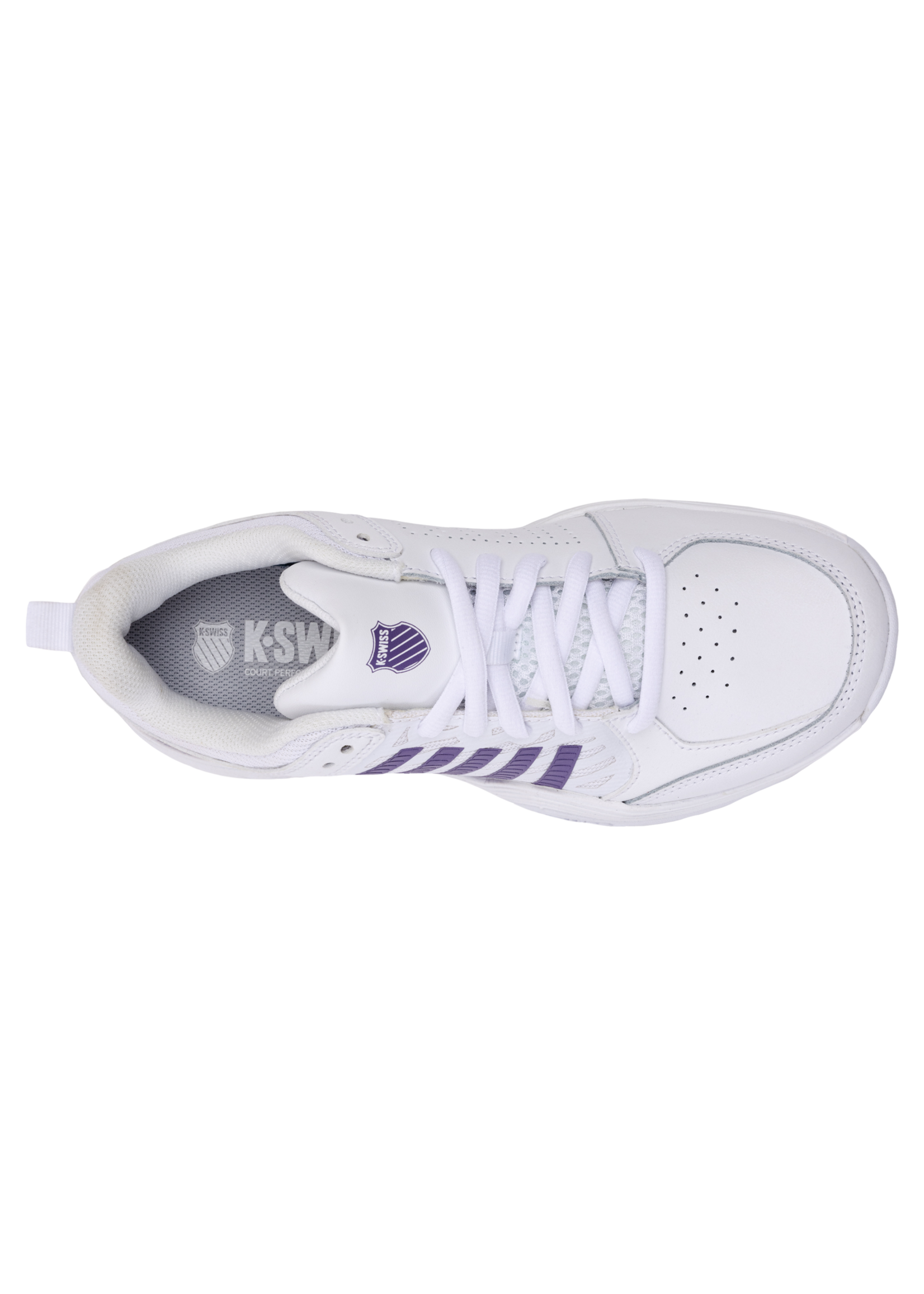 K-Swiss K-Swiss Court Express 2 Ladies Tennis Shoe (2026)  White/Purple