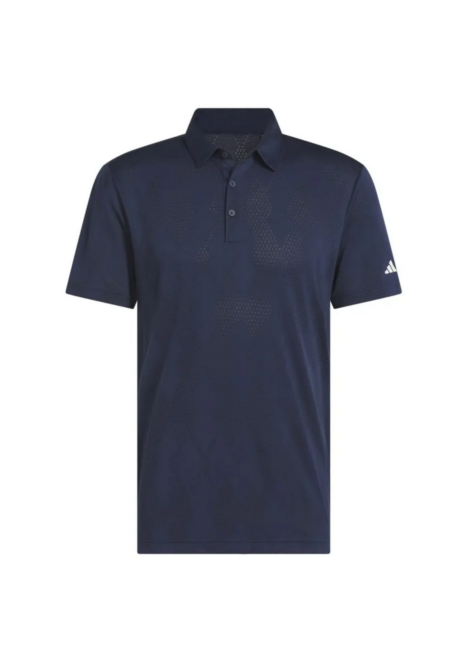 Adidas Adidas Ultimate Micro Textured Mens Polo (2025) Navy
