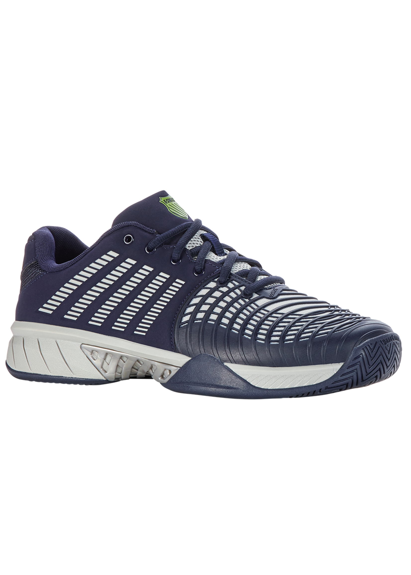 K-Swiss K-Swiss Express Light 3 Mens Tennis Shoe (2024) Peacoat/Grey/Lime