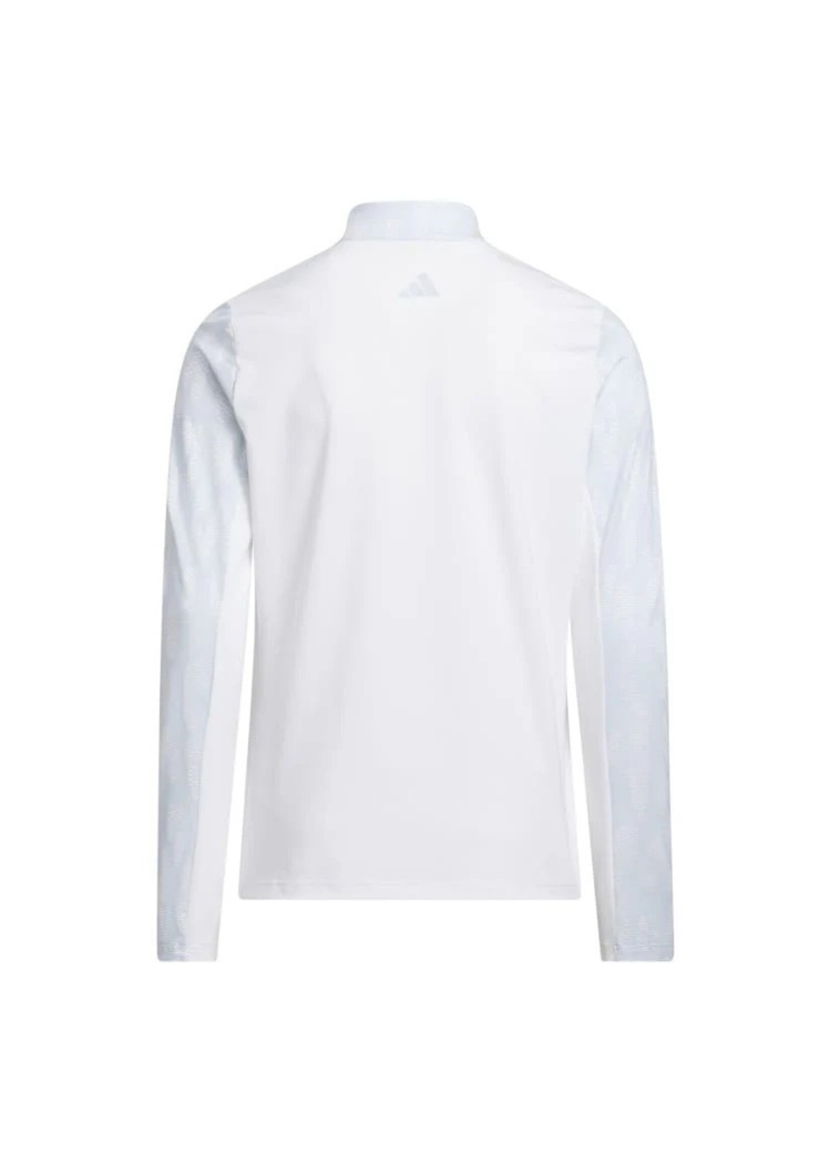 Adidas Adidas Unisex Junior UPF Mock Quarter Zip (2025) White/Sky