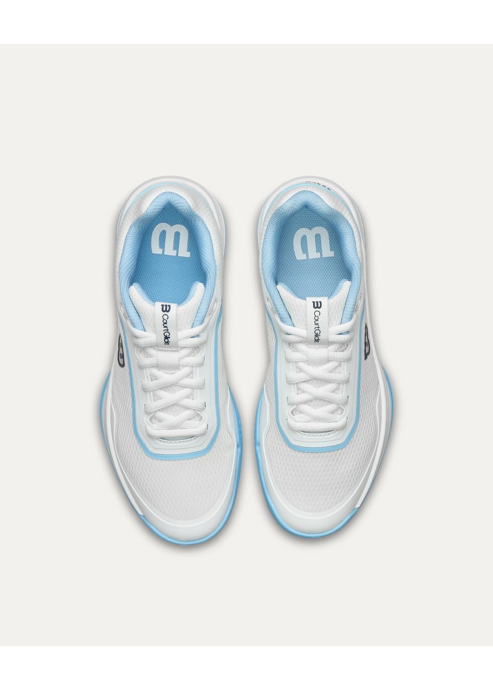 Wilson Wilson Courtglide Ladies Tennis Shoes (2026) White/Airy Blue