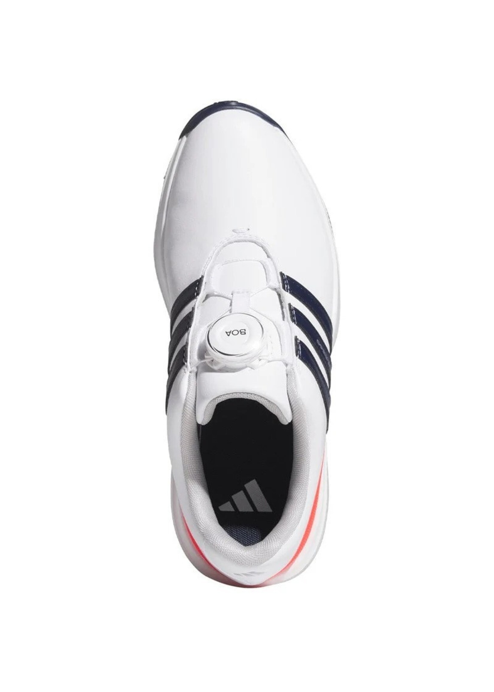 Adidas Adidas Tour360 BOA Junior Golf Shoes (2026) White/Navy/Orange