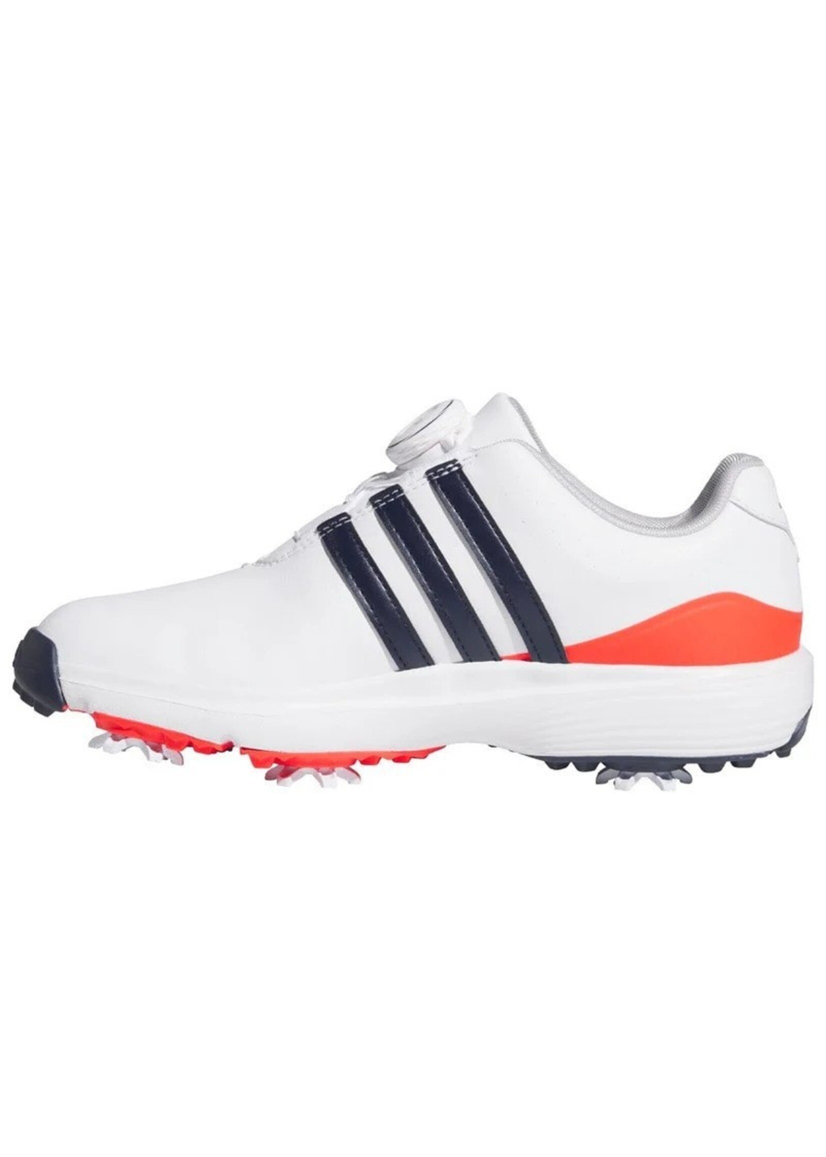 Adidas Adidas Tour360 BOA Junior Golf Shoes (2026) White/Navy/Orange