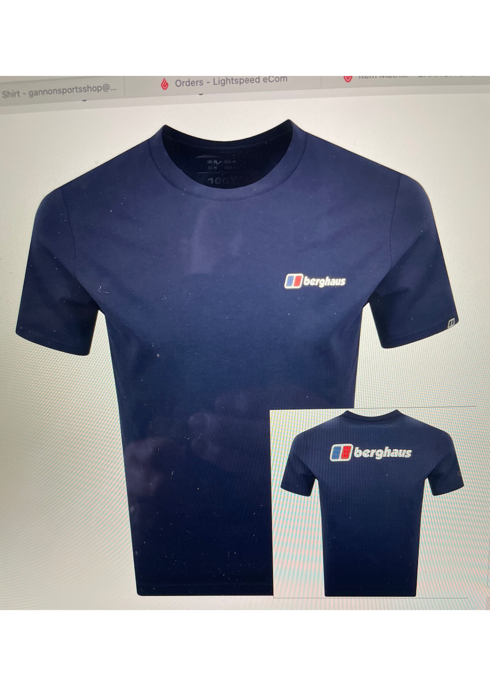 Berghaus Berghaus Classic Logo Mens Tee (2026) DK Blue