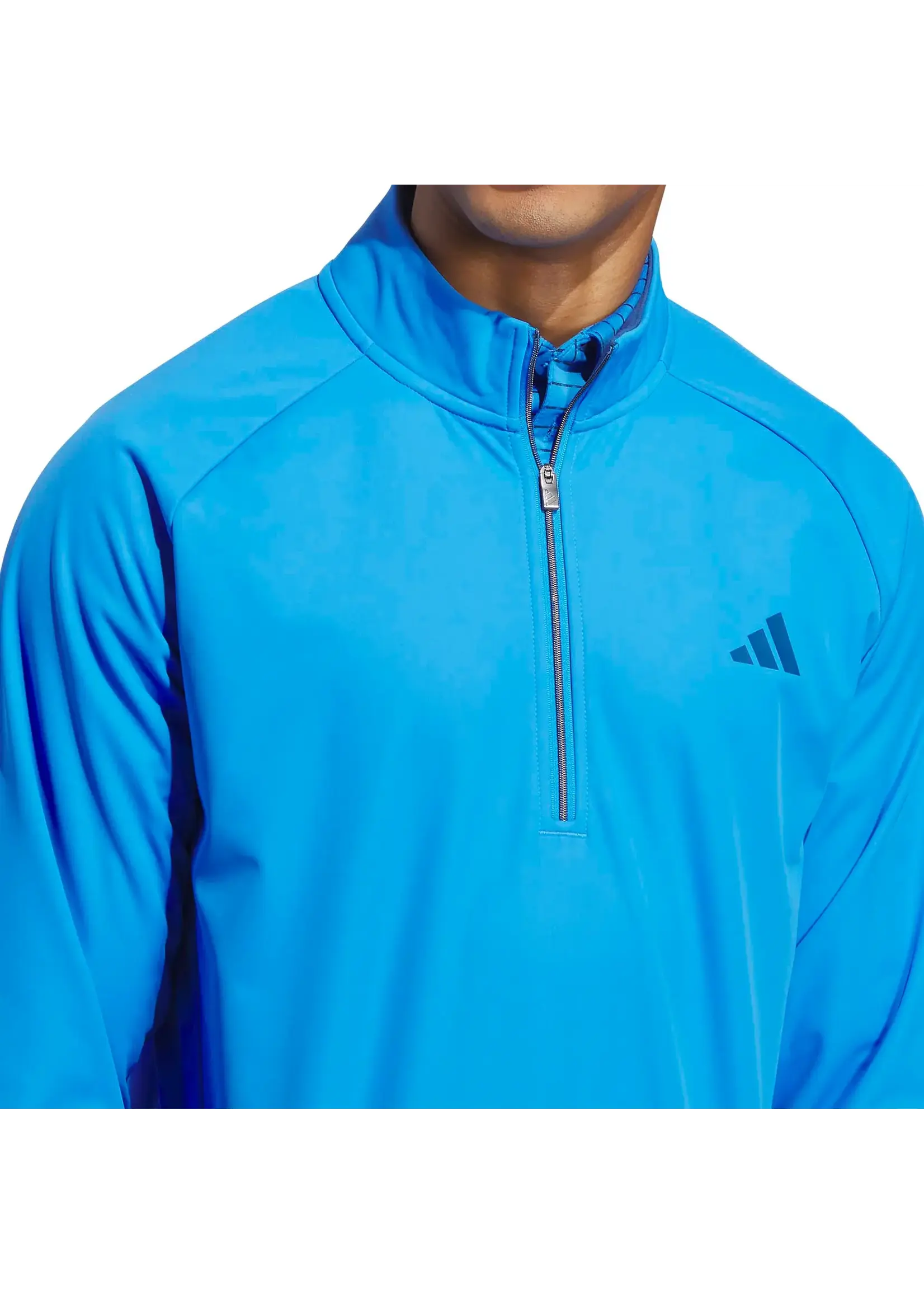 Adidas Adidas Ultimate 365 Mens  Water Repellant Wind 1/4 Zip (2026) Blue
