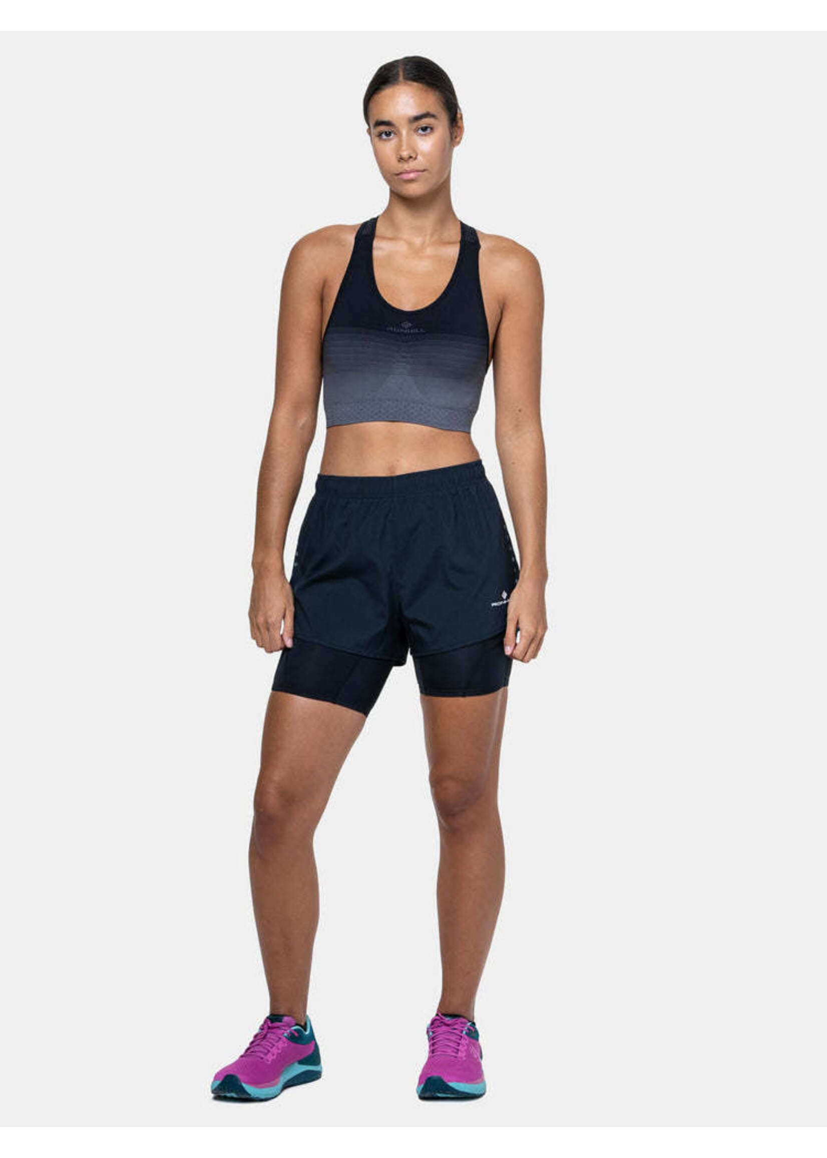 Ronhill Ronhill Core Twin Ladies Short (2026) Black