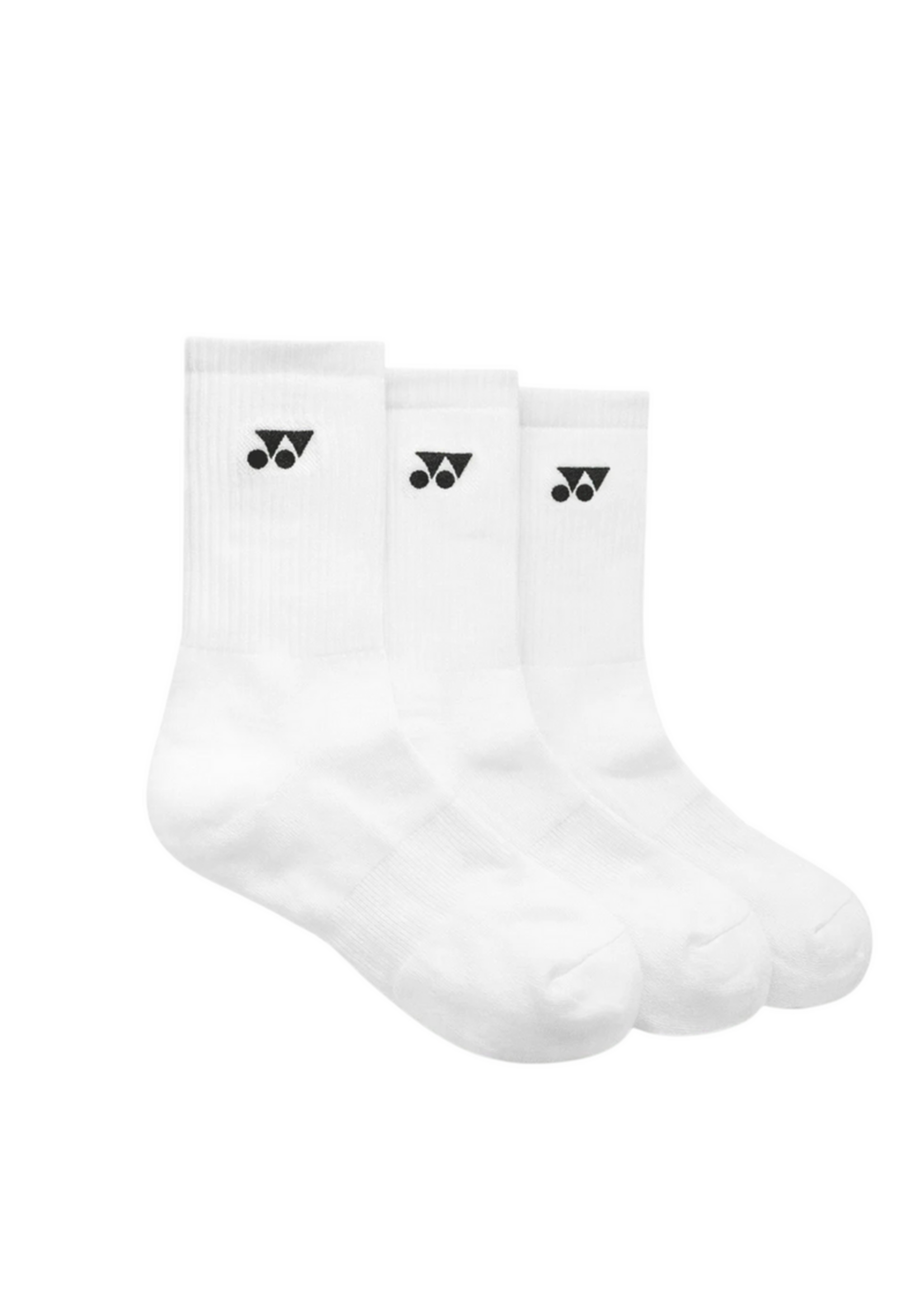 Yonex Yonex 19256EX Crew Socks 3 Pairs (2026) White