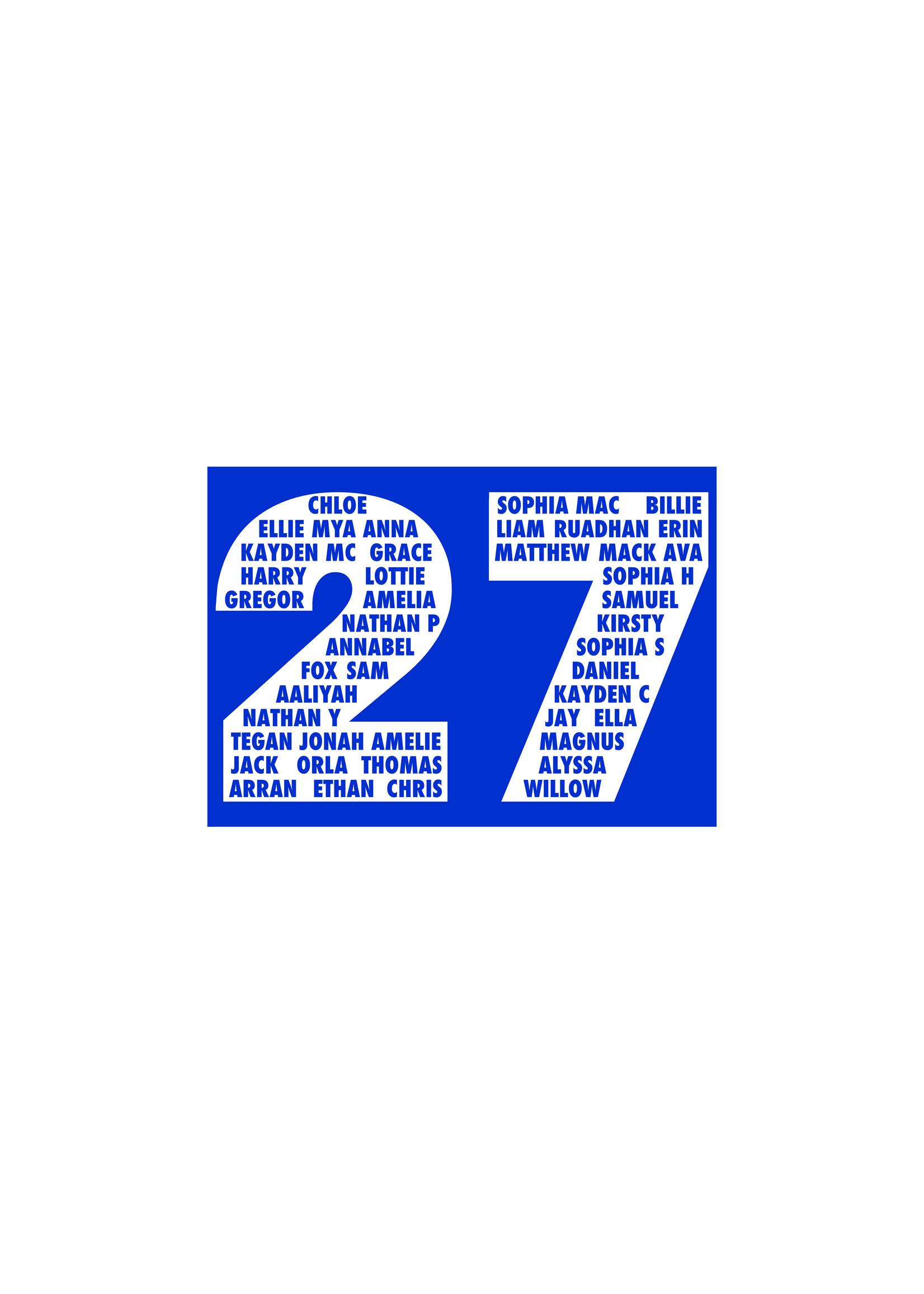 School Uniform - P7 HOODIE WITH CLASS OF 27 - COCKENZIE