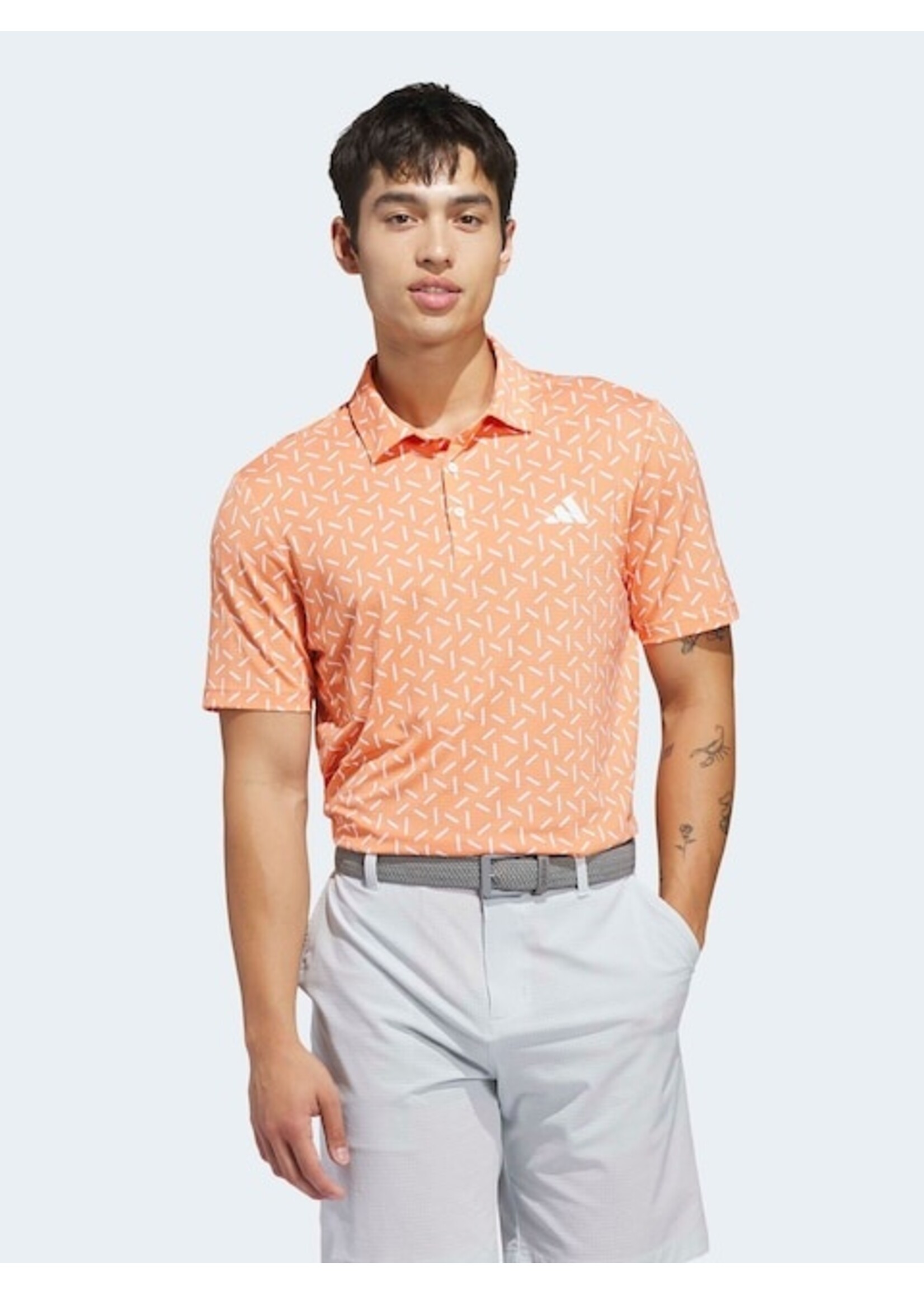 Adidas Adidas ULT Mesh Climacool Mens Polo (2026) Orange