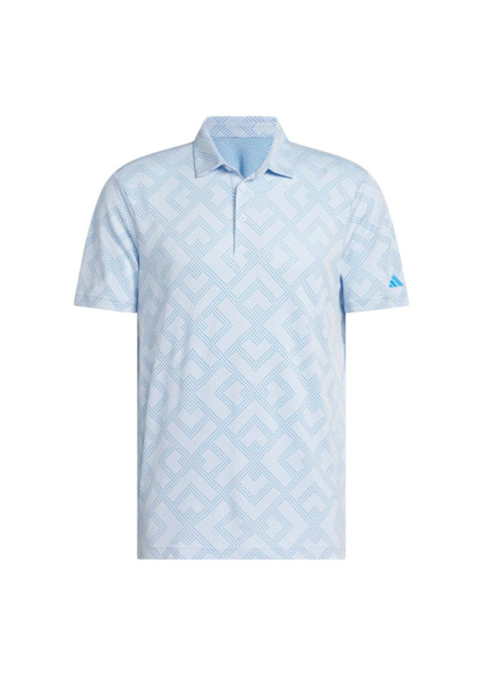 Adidas Adidas Ultimate 365 Jacquard Mens Polo Shirt (2026)Crystal Sky/ Blue