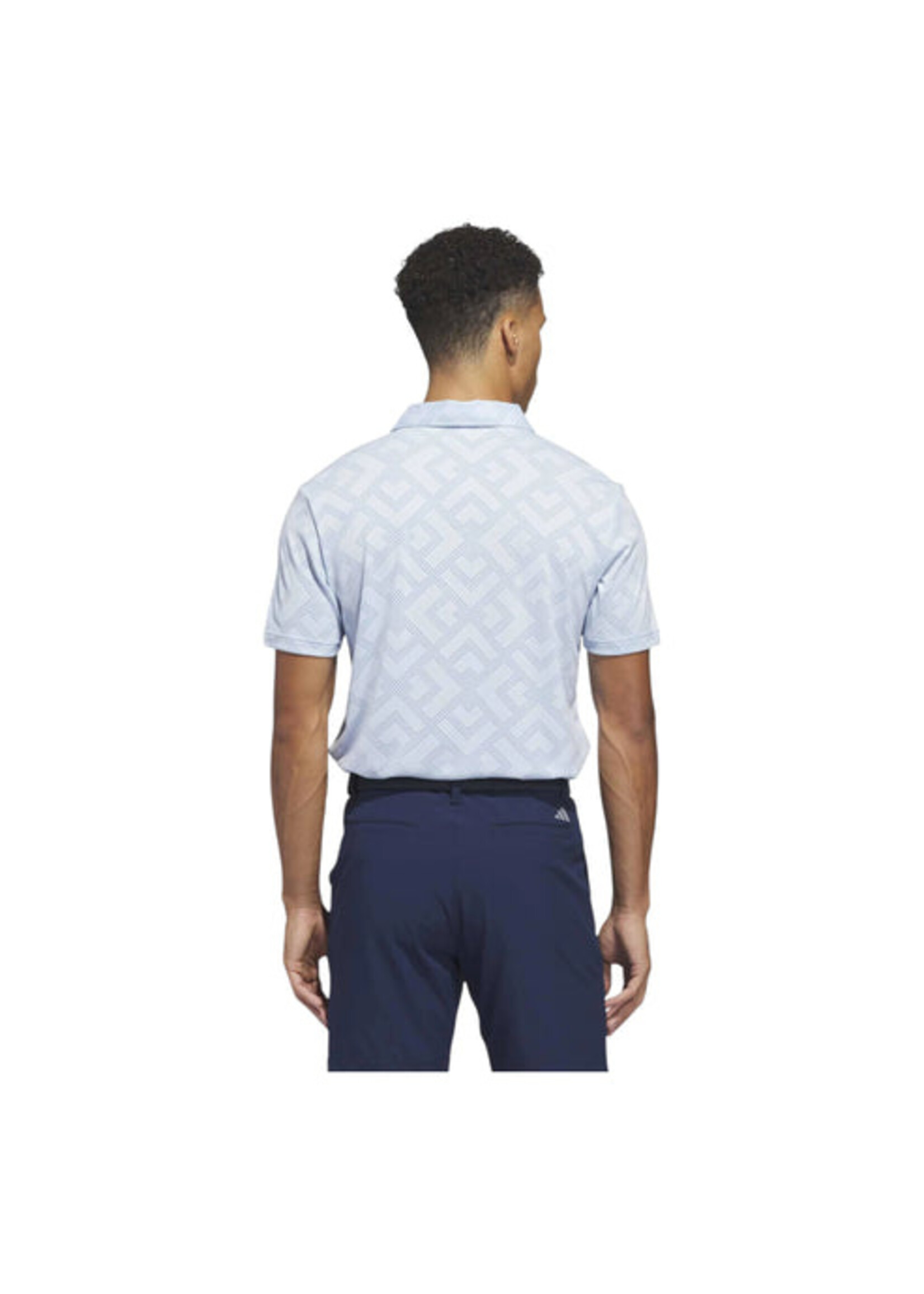 Adidas Adidas Ultimate 365 Jacquard Mens Polo Shirt (2026)Crystal Sky/ Blue