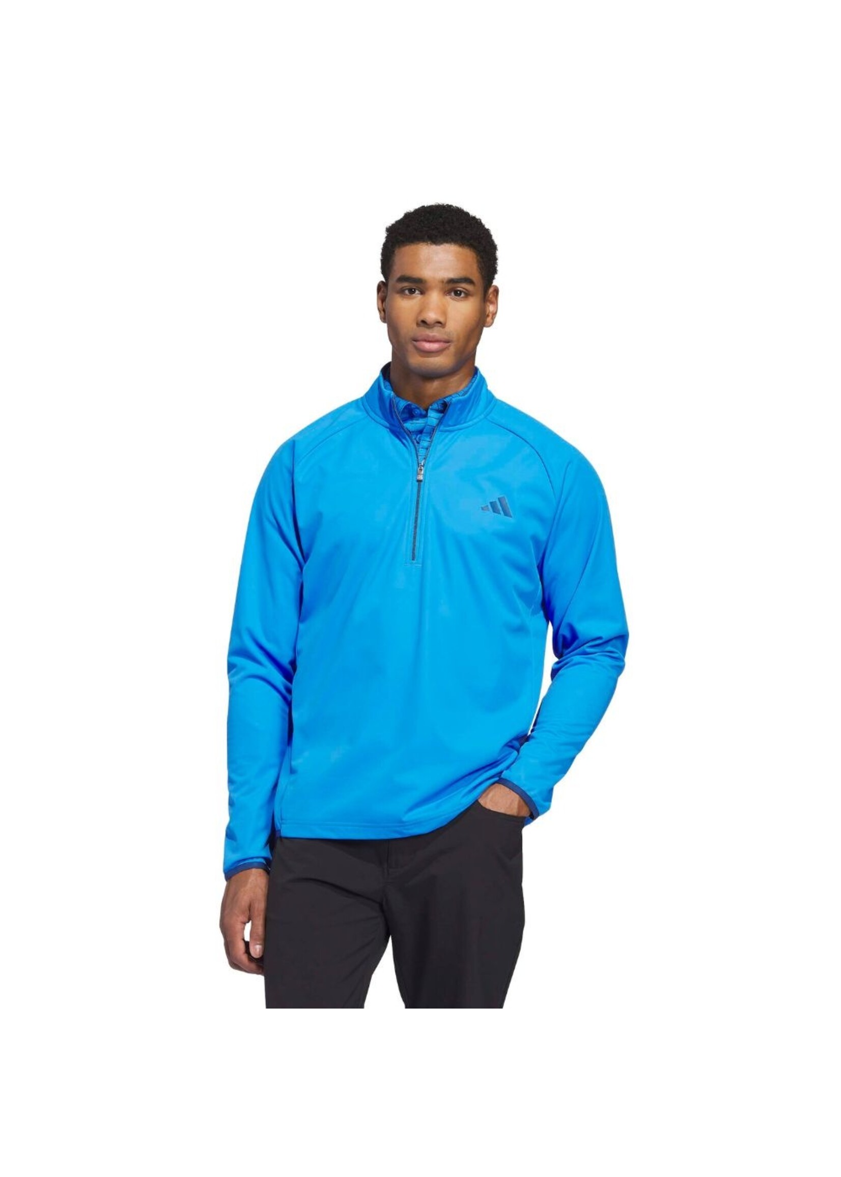 Adidas Adidas Ultimate 365 Mens  Water Repellant Wind 1/4 Zip (2026) Blue