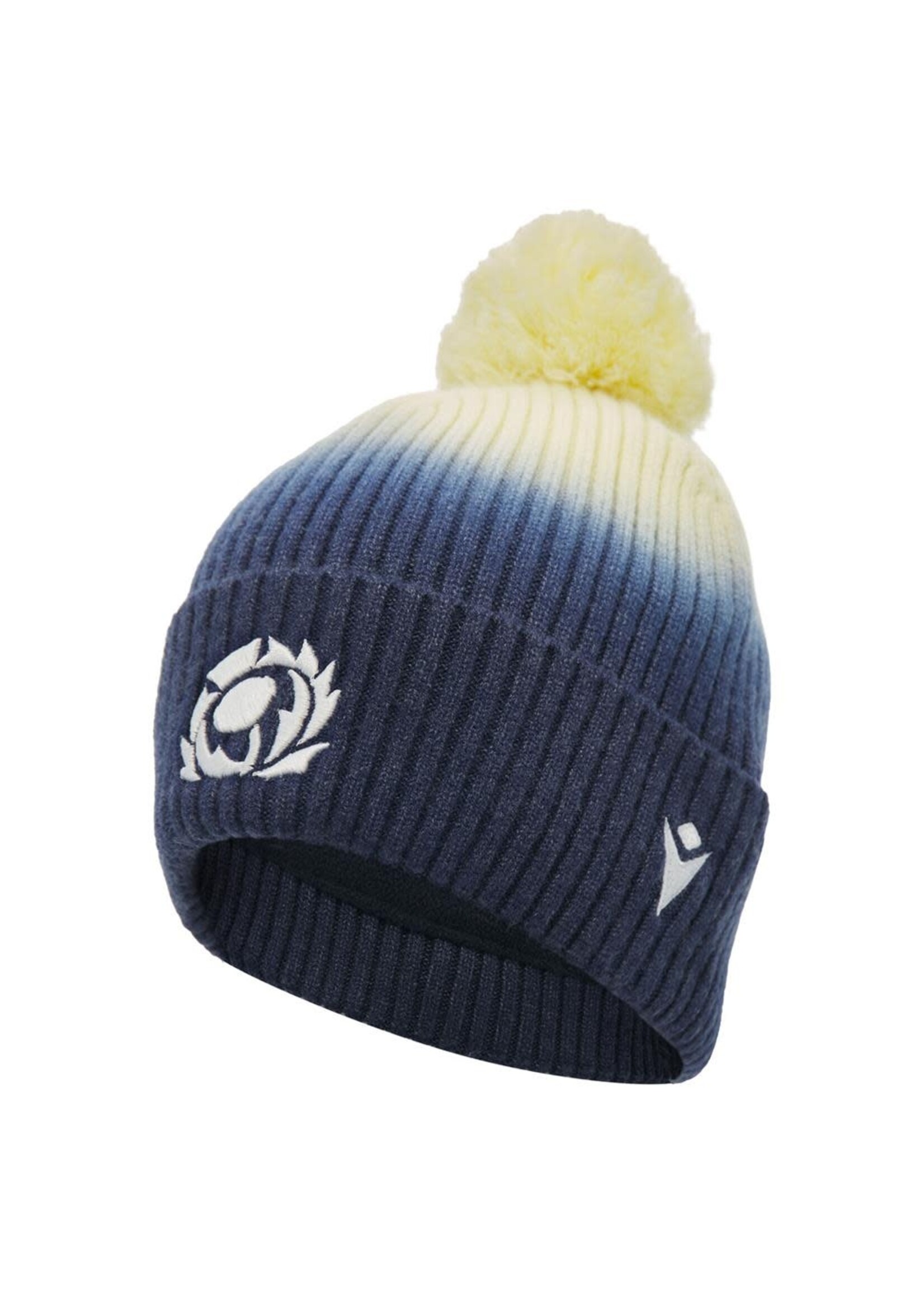 Macron Macron  M26/27 Ribbed Pom Pom Beanie (2026) Gray Sand