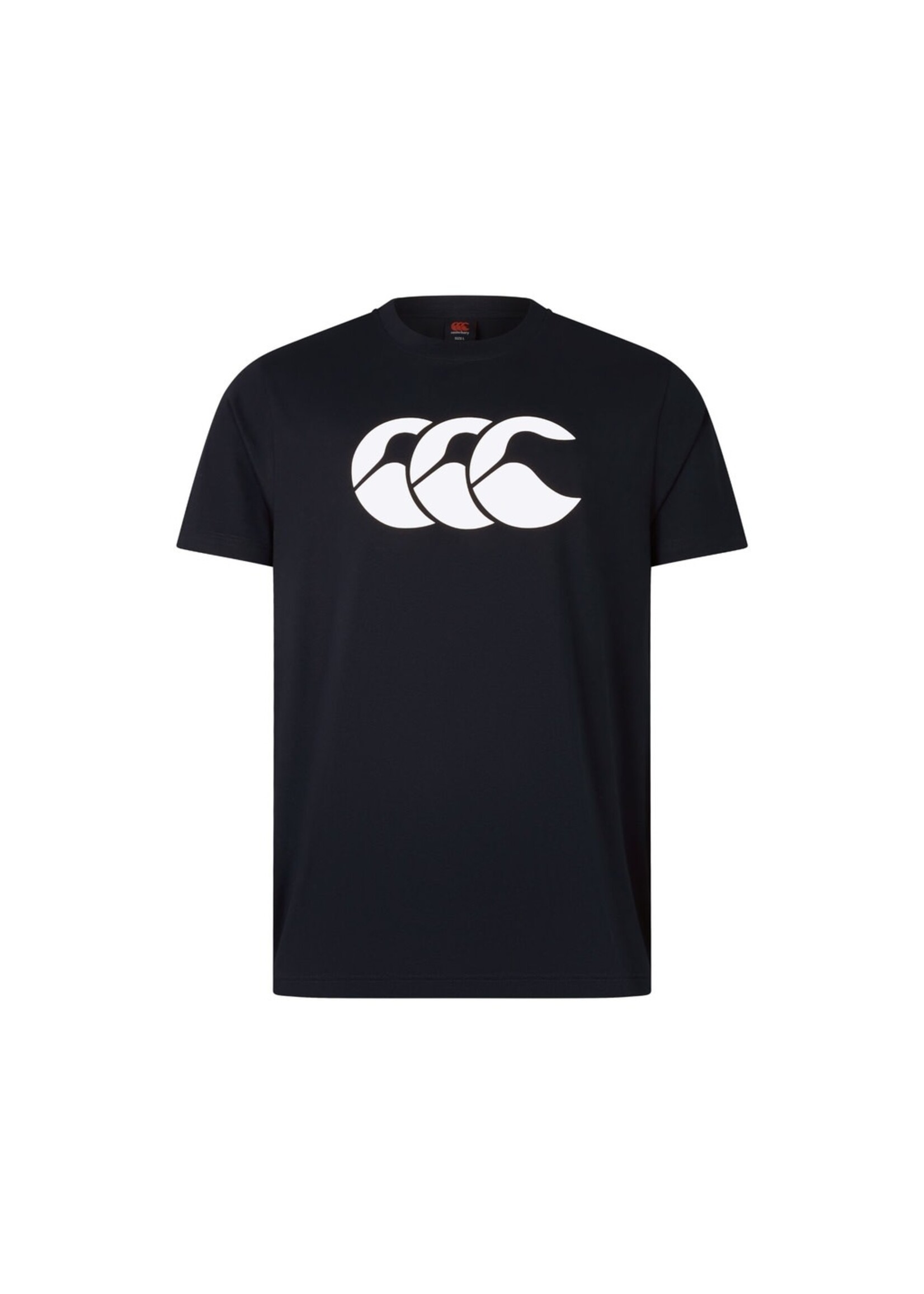 Canterbury Canterbury Organic Cotton  Mens Logo Tee (2026) Black