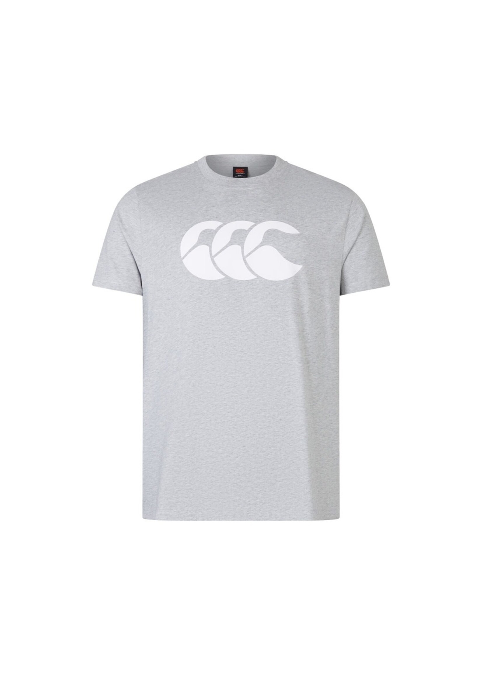 Canterbury Organic Cotton  Mens Logo Tee (2026) Grey
