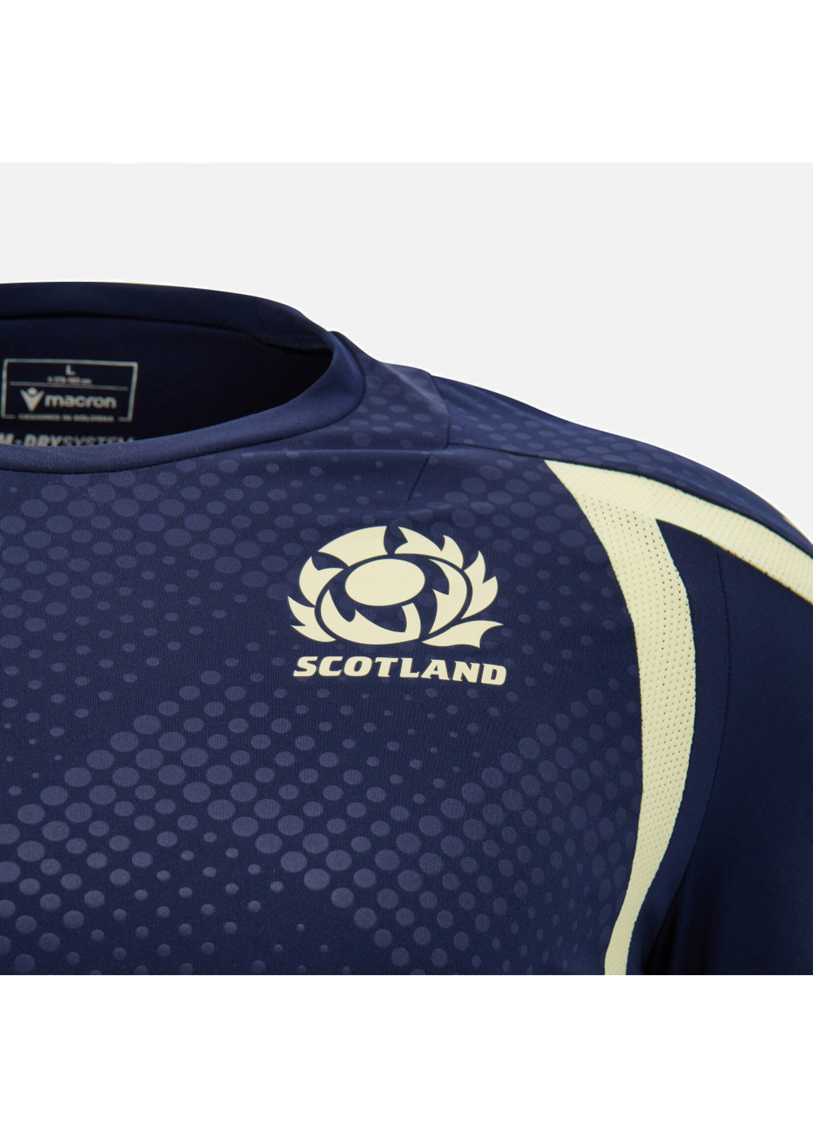 Macron Macron SRU M26/27 AM Poly Training Tee  (2026) Navy Gold
