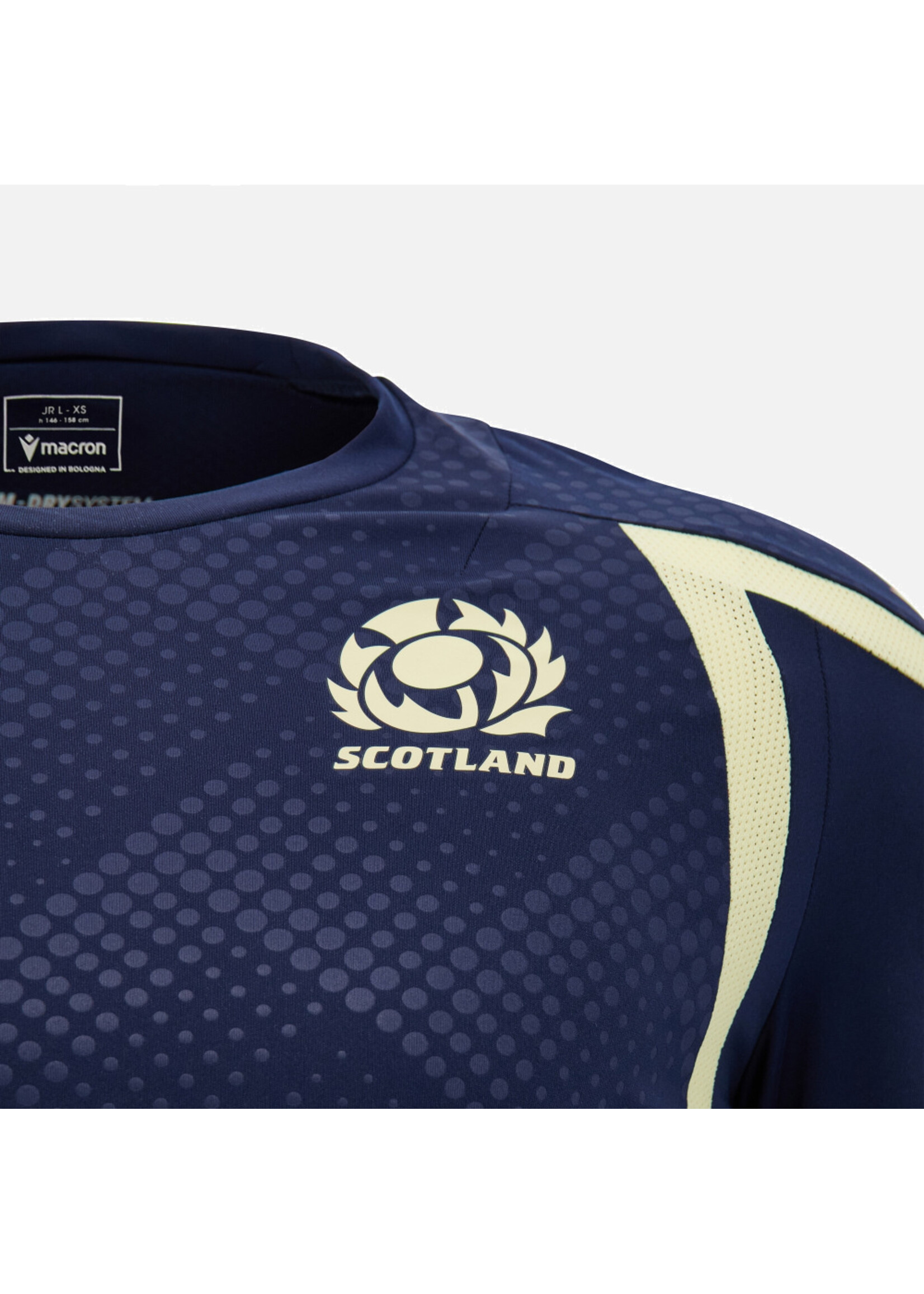 Macron Macron SRU M26/27  Jr  Training Poly Shirt (2026) Navy Gold