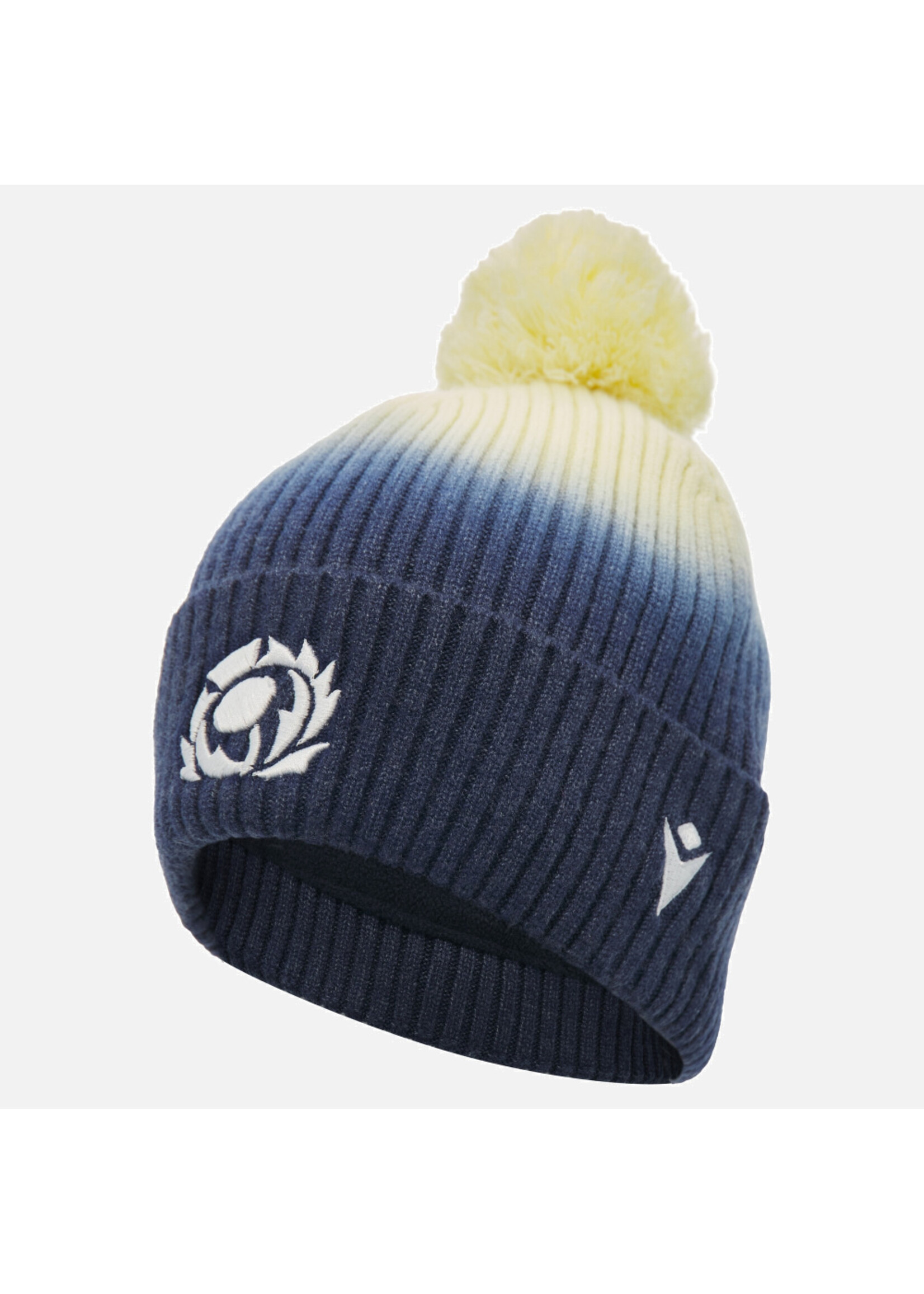 Macron Macron  M26/27 Ribbed Pom Pom Beanie (2026) Gray Sand