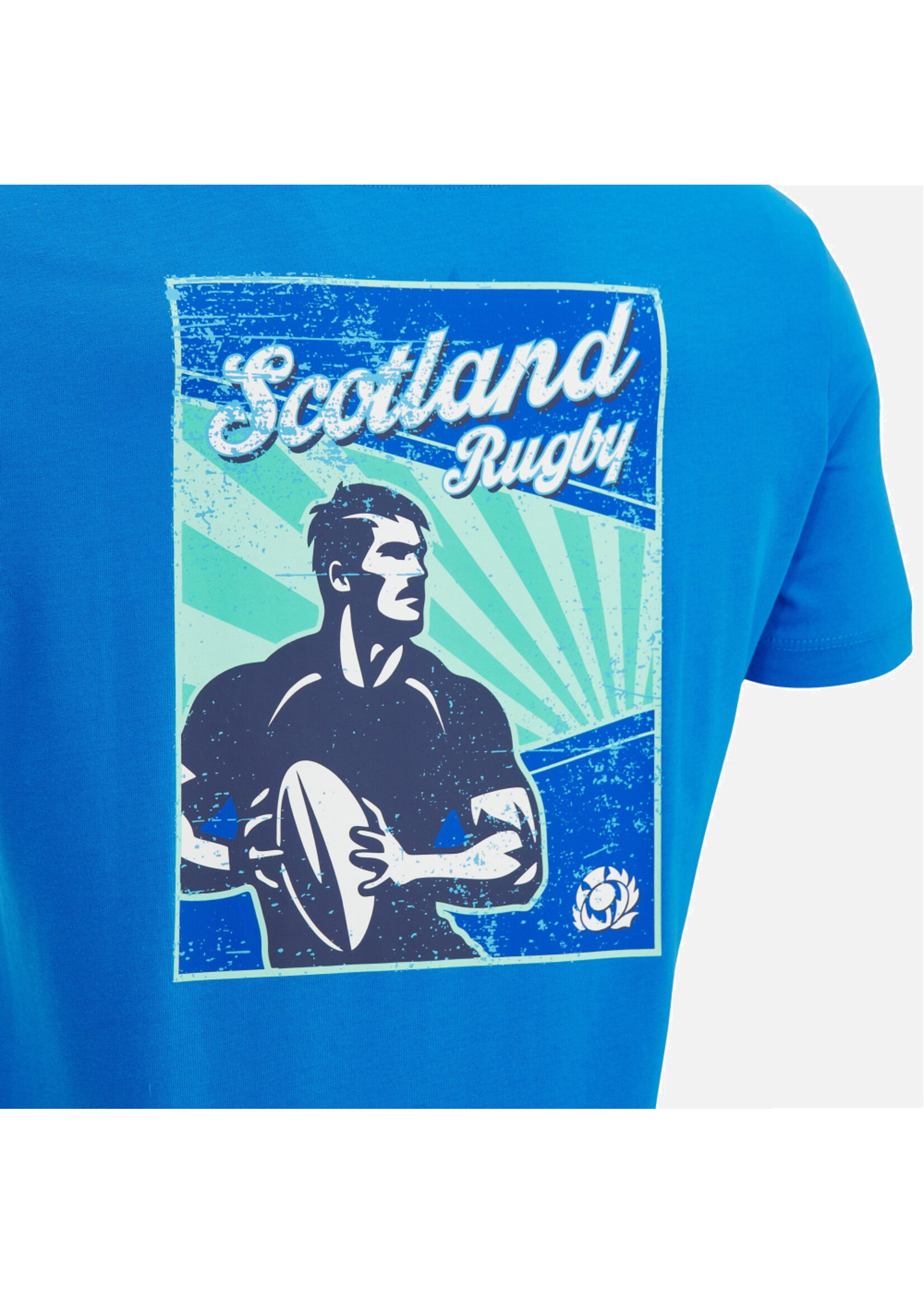 Macron Macorn SRU 26/27 Adult Leisure Tee (2026) Blue