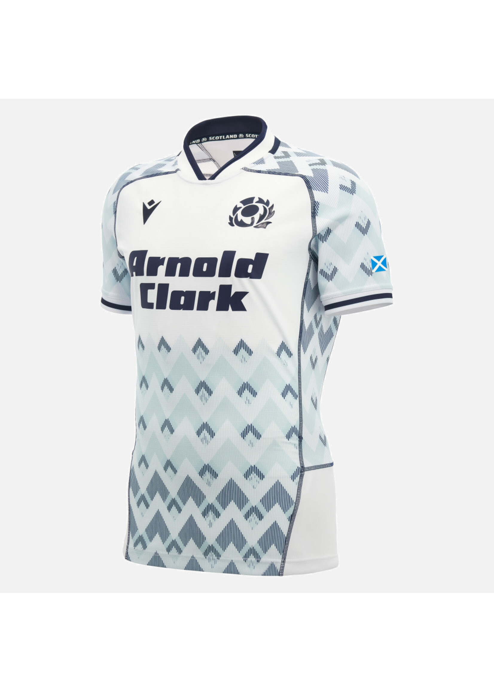 Macron Macron M26/27 SRU Junior Away Replica Shirt (2026) White Blue