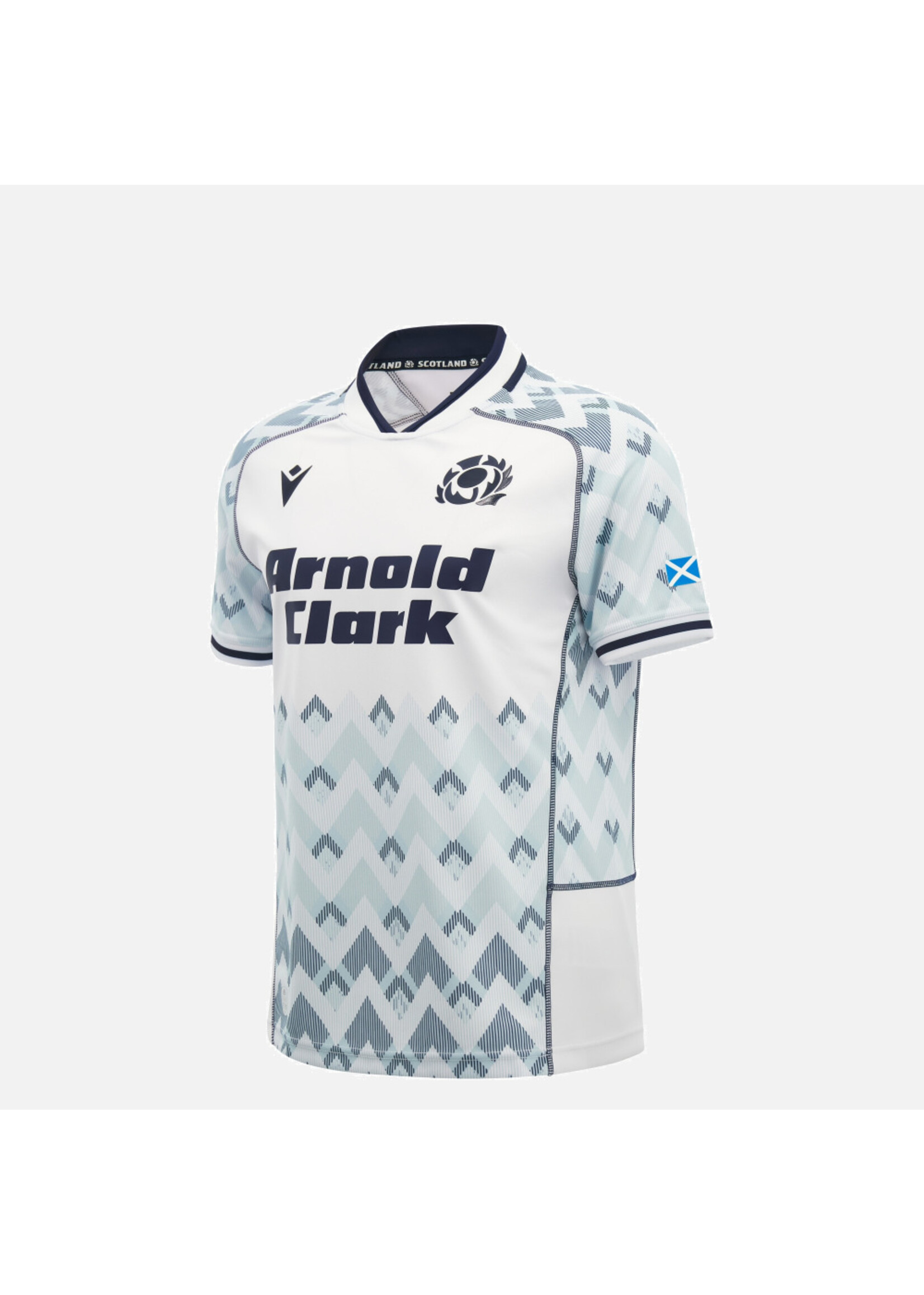 Macron Macron M26/27 SRU Junior Away Replica Shirt (2026) White Blue
