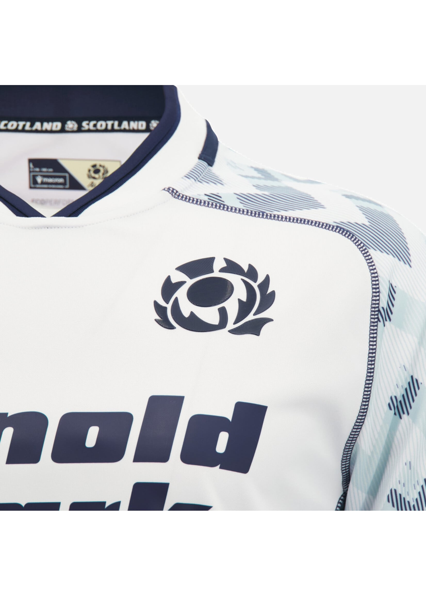 Macron Macron M26/27 SRU Mens Away Replica Shirt (2026) White Blue