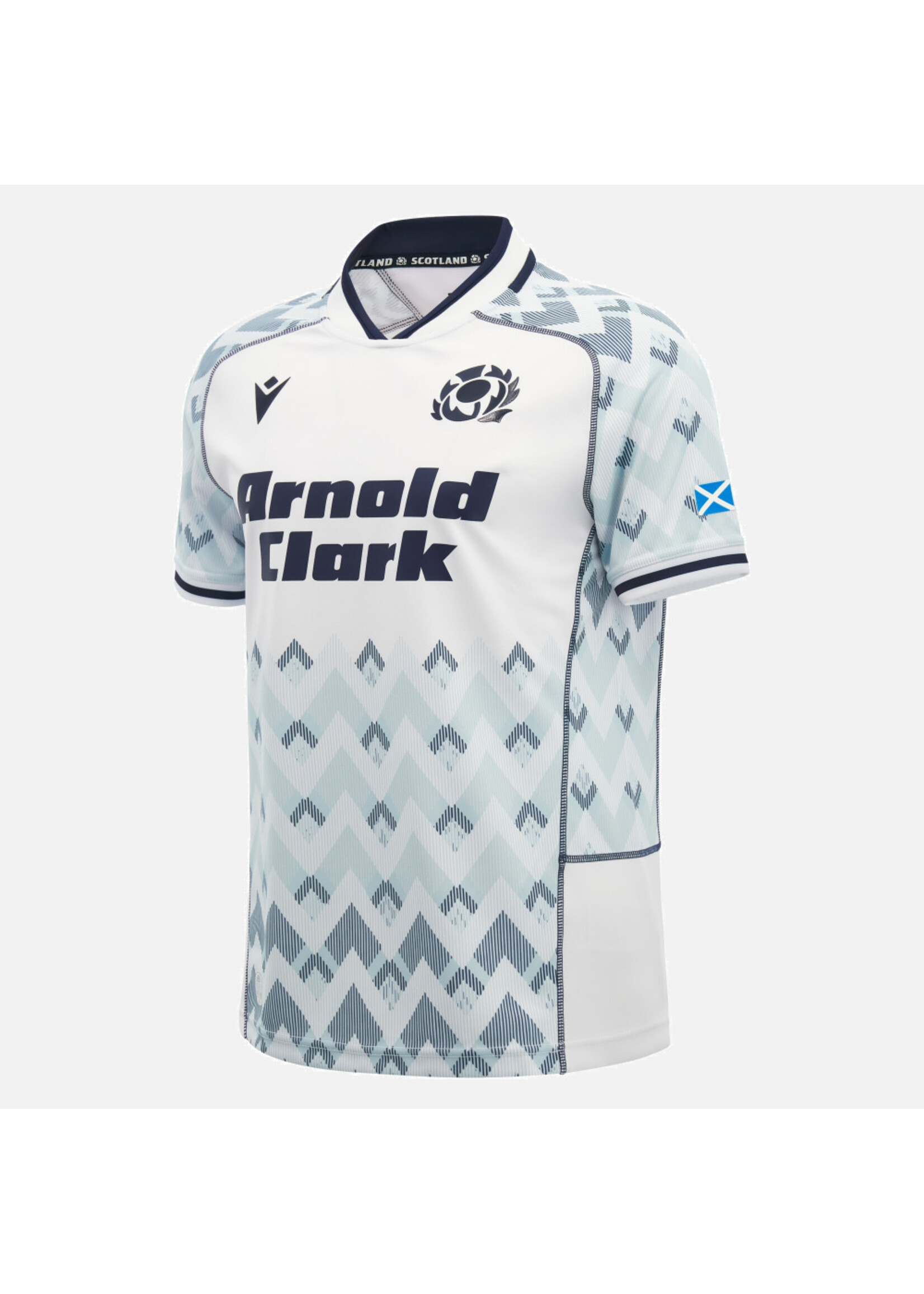 Macron Macron M26/27 SRU Mens Away Replica Shirt (2026) White Blue