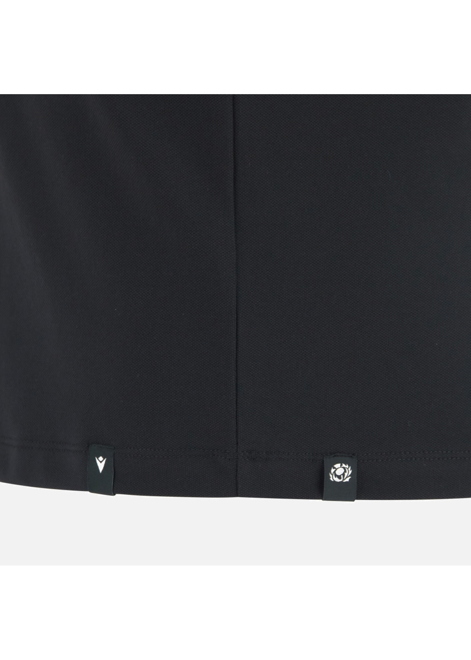Macron Macron SRU 1925 Mens Cotton Polo (2026) Black