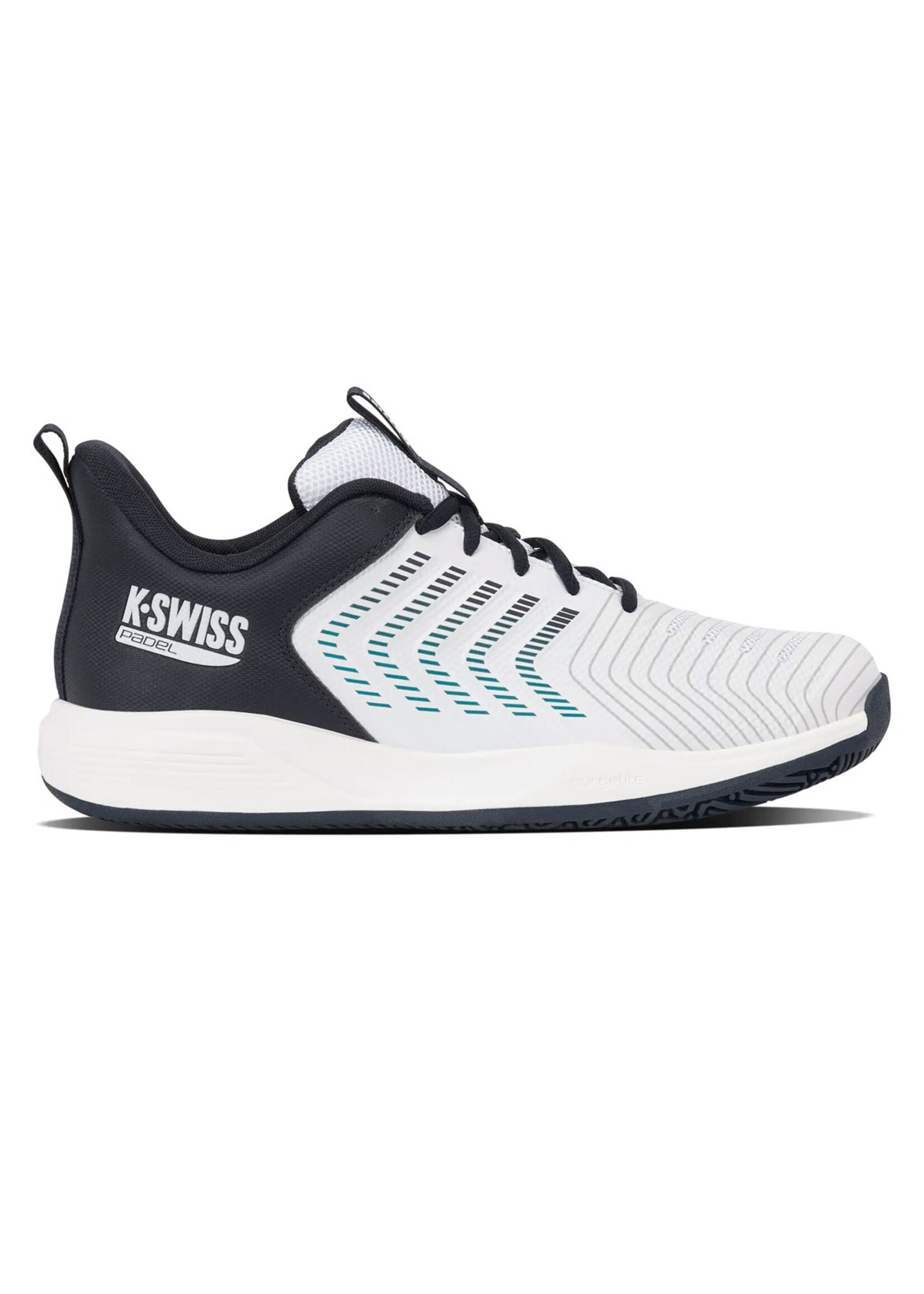 K-Swiss K-Swiss Ultrashot Light Mens Padel Shoe (2026) White/Carbon/Baltic