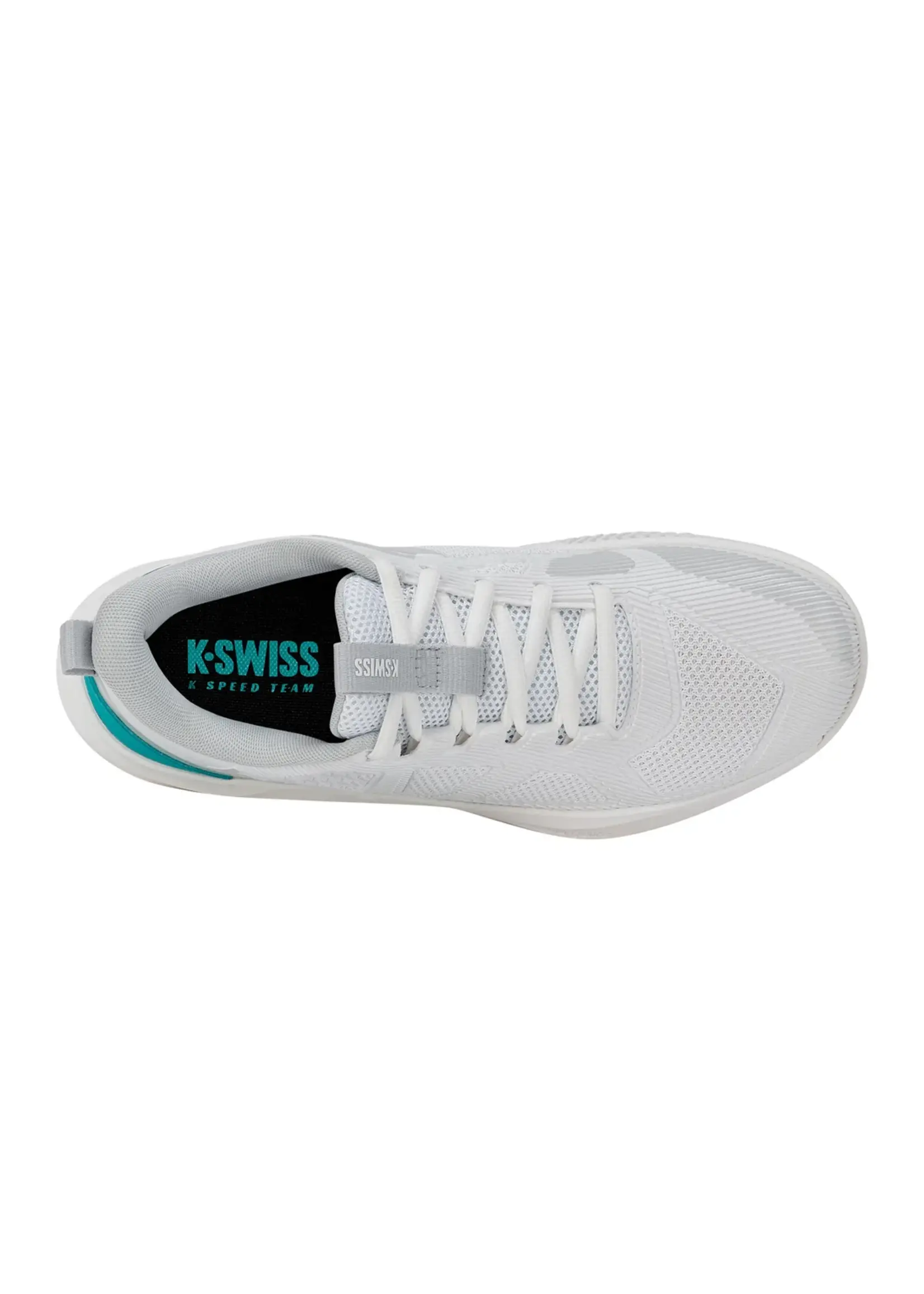 k swiss K-Swiss K-Speed Team Ladies Tennis Shoe (2026) White/Turquoise