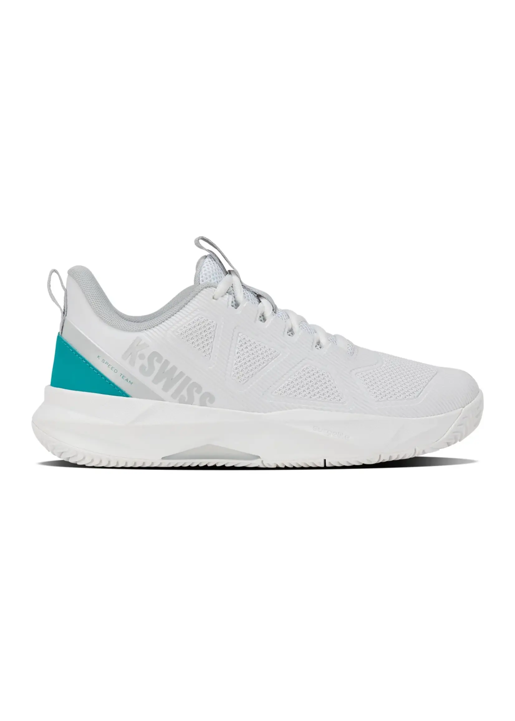 k swiss K-Swiss K-Speed Team Ladies Tennis Shoe (2026) White/Turquoise