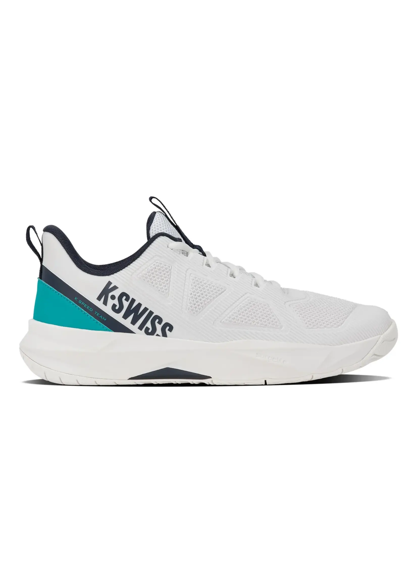 k swiss K-Swiss K-Speed Team Mens Tennis Shoe (2026) White/Turquoise