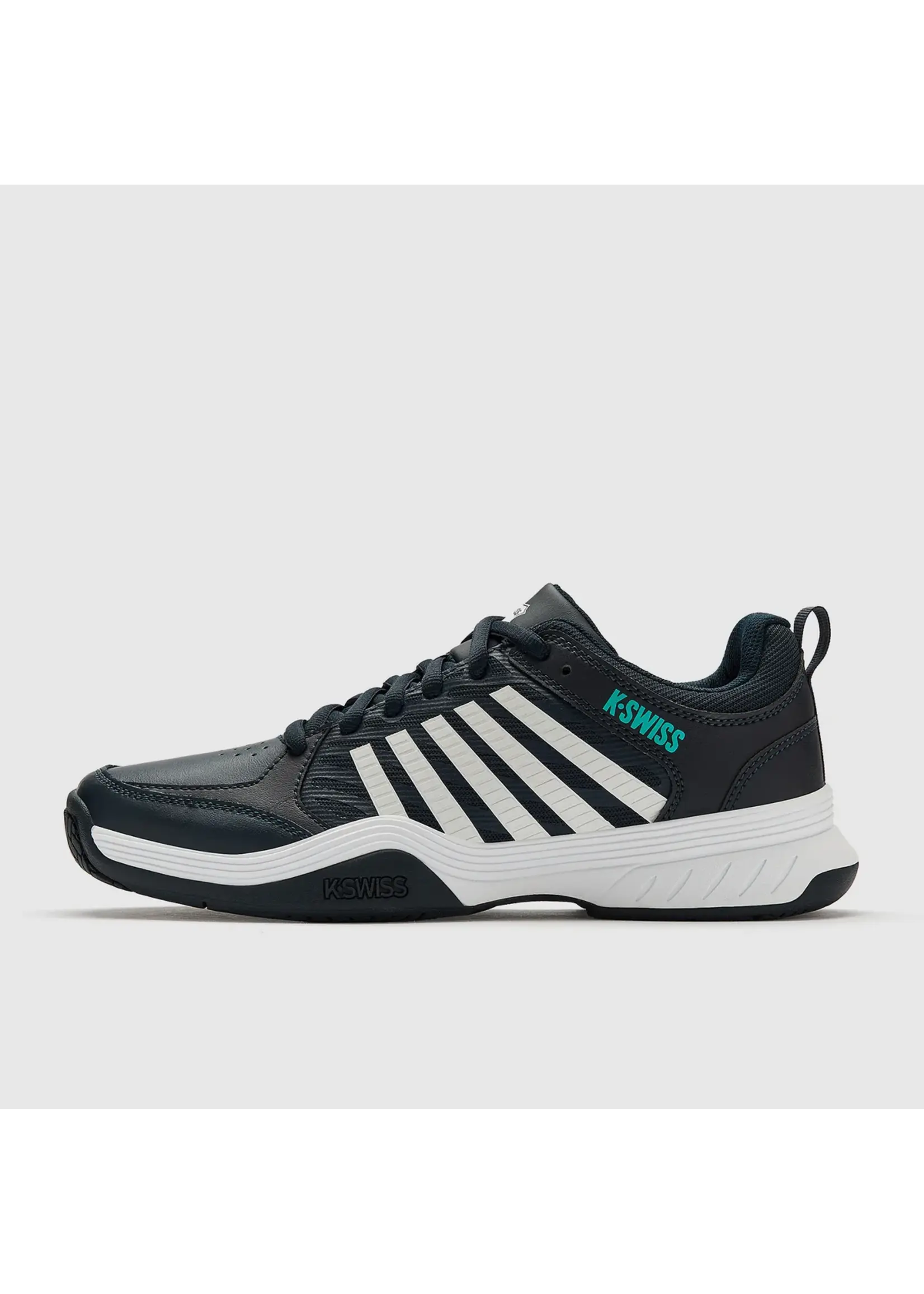 k swiss K-Swiss Court Express 2 Mens Tennis Shoe (2026) Navy/White/Cyan