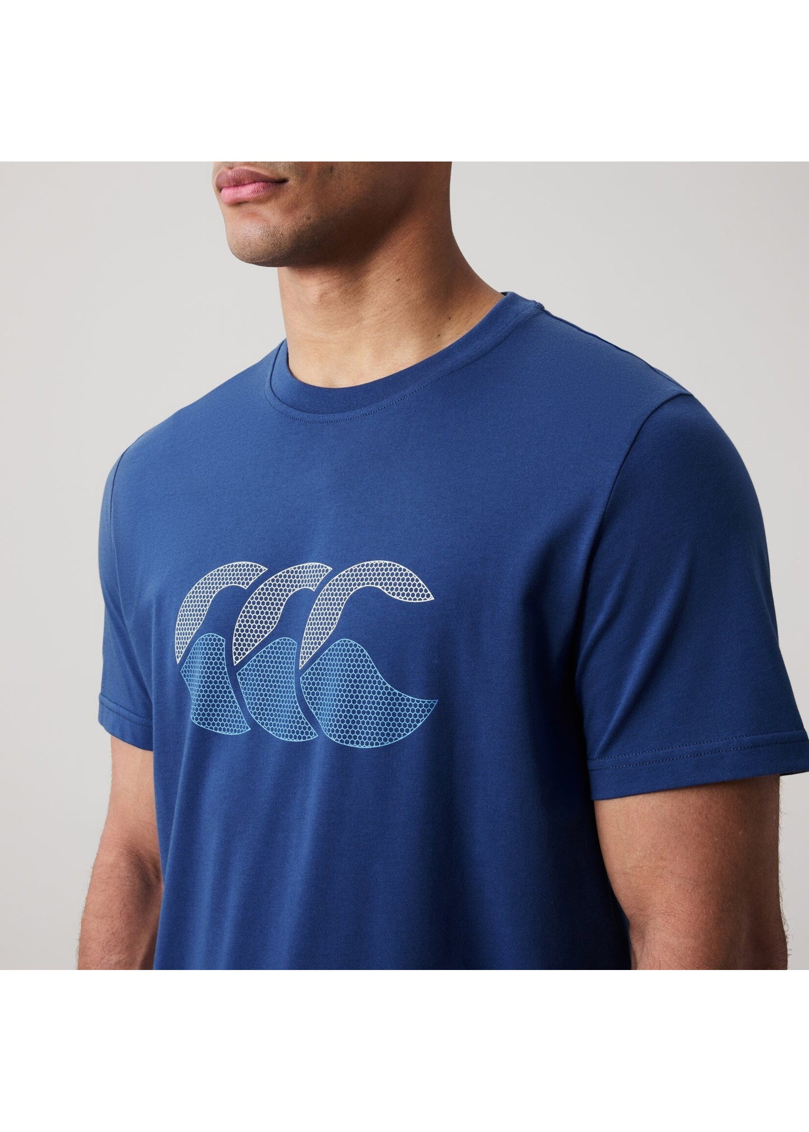 Canterbury Canterbury Fundamental Mens T-Shirt (2026) Blue/ Grey