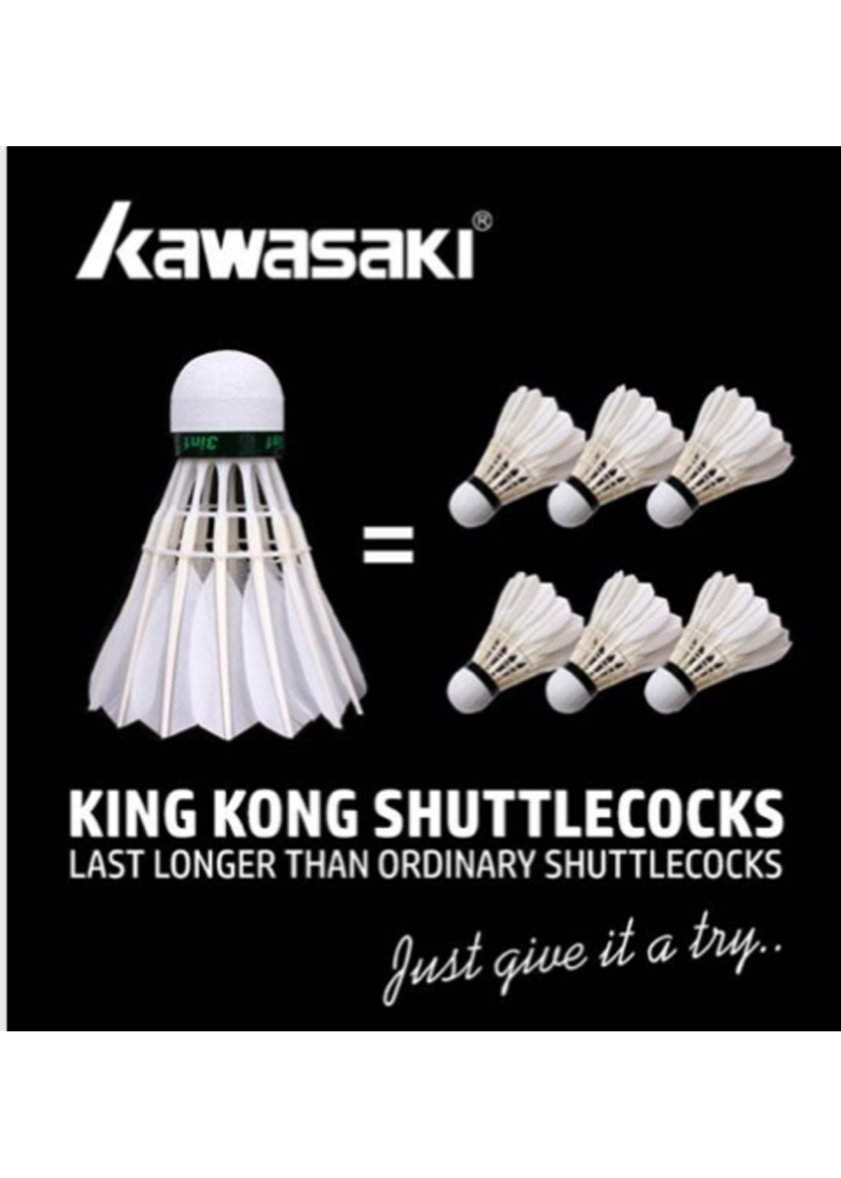 Kawasaki Kawasaki Team 1 Feather 77 Speed Shuttlecock [12]
