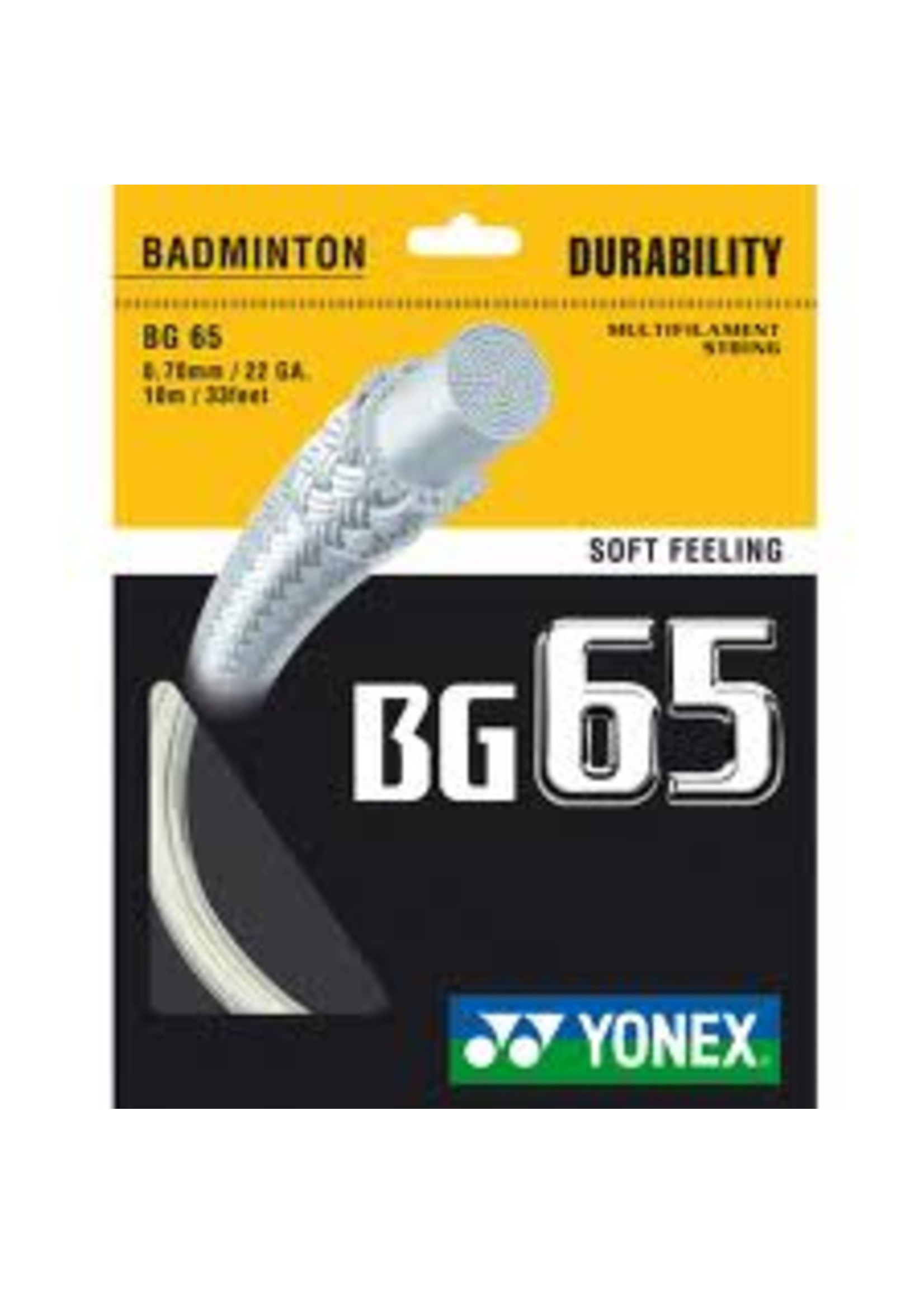 Yonex Yonex BG65 Badminton String 200m Reel