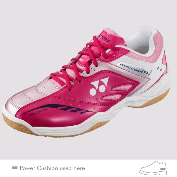 yonex pink shoes