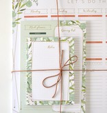 Botanical stationery "planning set"