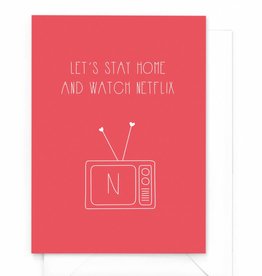 Wenskaart Love "Netflix"