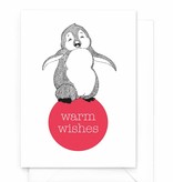 Wenskaart - Kerst - "Warm wishes"