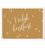 Wenskaart - Kerst - vrolijk-kerstfeest-aquarel