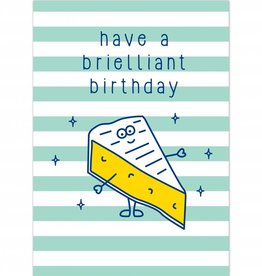 Verjaardagskaart Brunch "Brielliant birthday"
